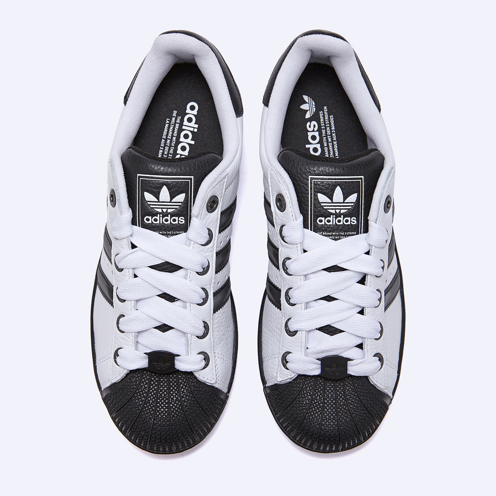 슈퍼스타 II 클라우드 화이트 매트 실버 코어 블랙 / JQ3208