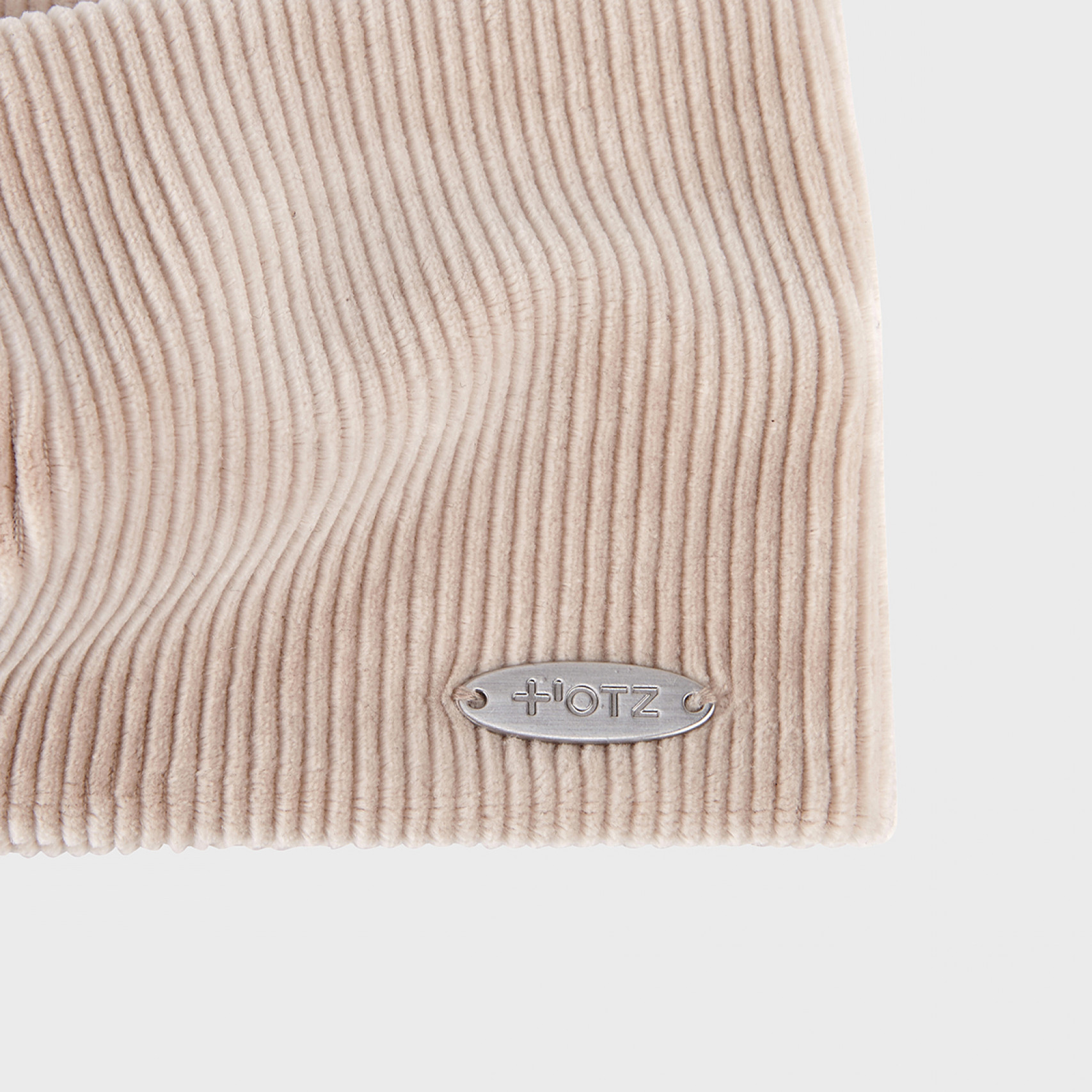 트위스트 코듀로이 헤어 밴드 베이지 / FLOTFA3A02