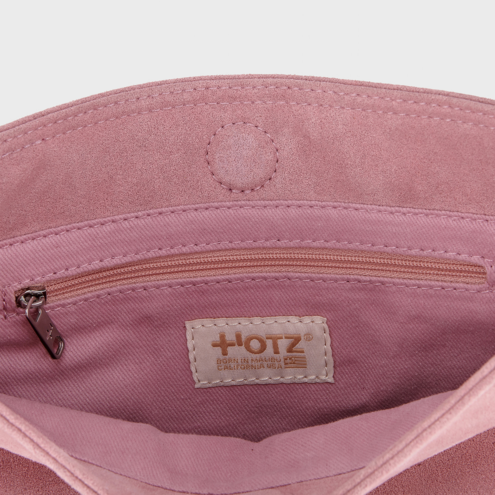 스웨이드 숄더백 핑크 / FLOTFA3B09