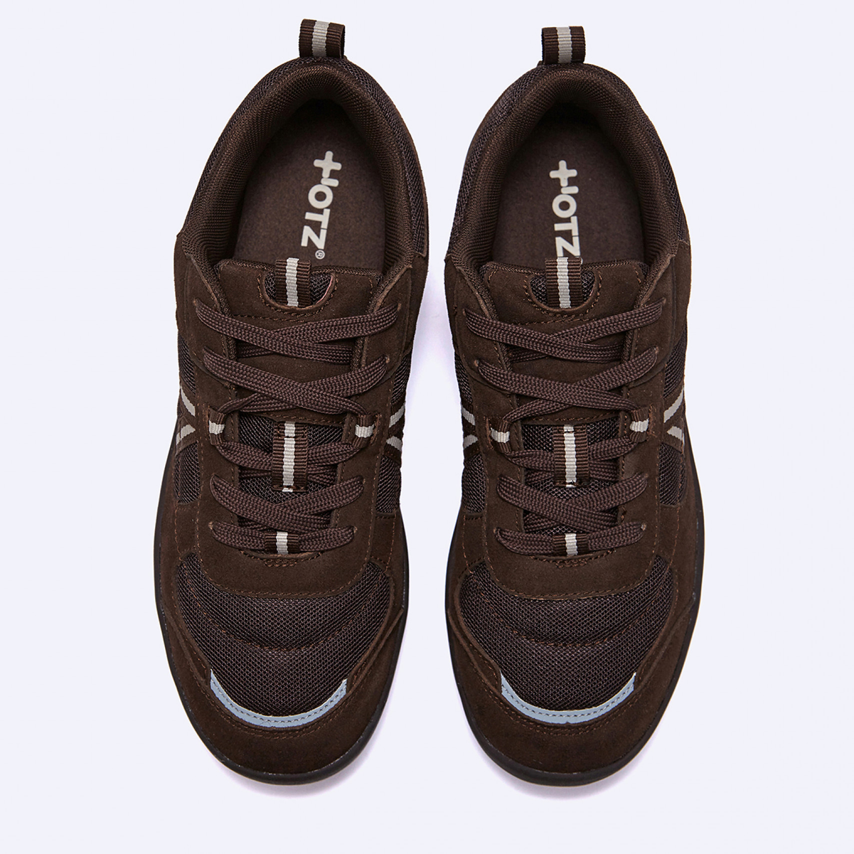 플랩 스웨이드 스니커즈 브라운 / FLOTFA3W45