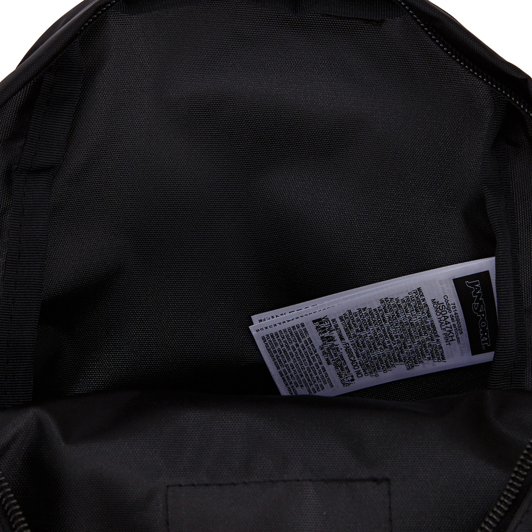 모노 하프파인트 미니 백팩 블랙 / JS0A47KH008