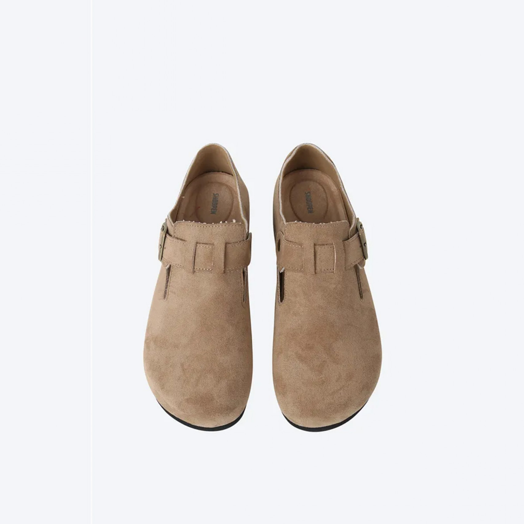 스웨이드 버클 슬립온 베이지 / HPCV4FA40235