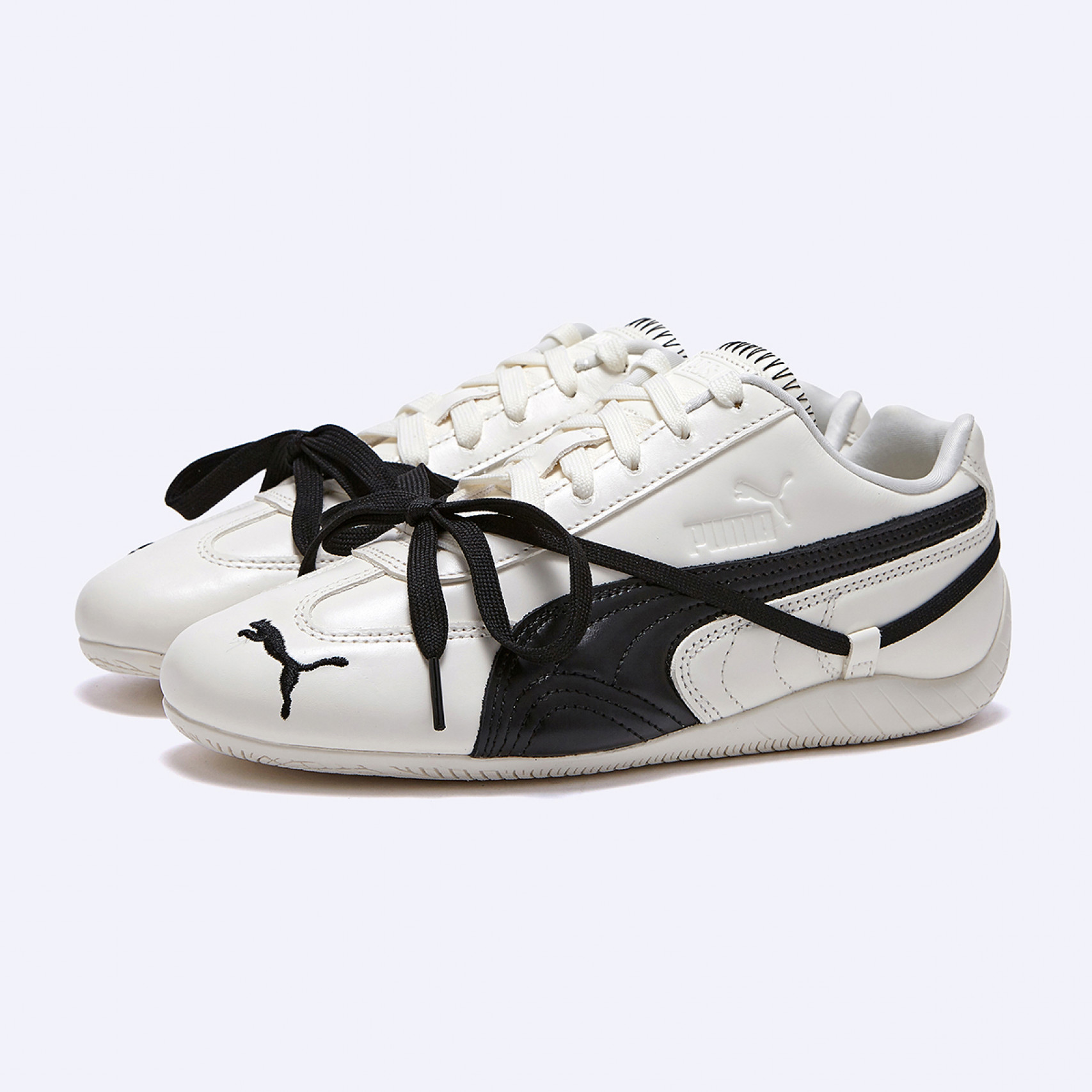 푸마x블랙핑크 로제 스피드캣 LEA 웜 화이트 블랙 / 40439001