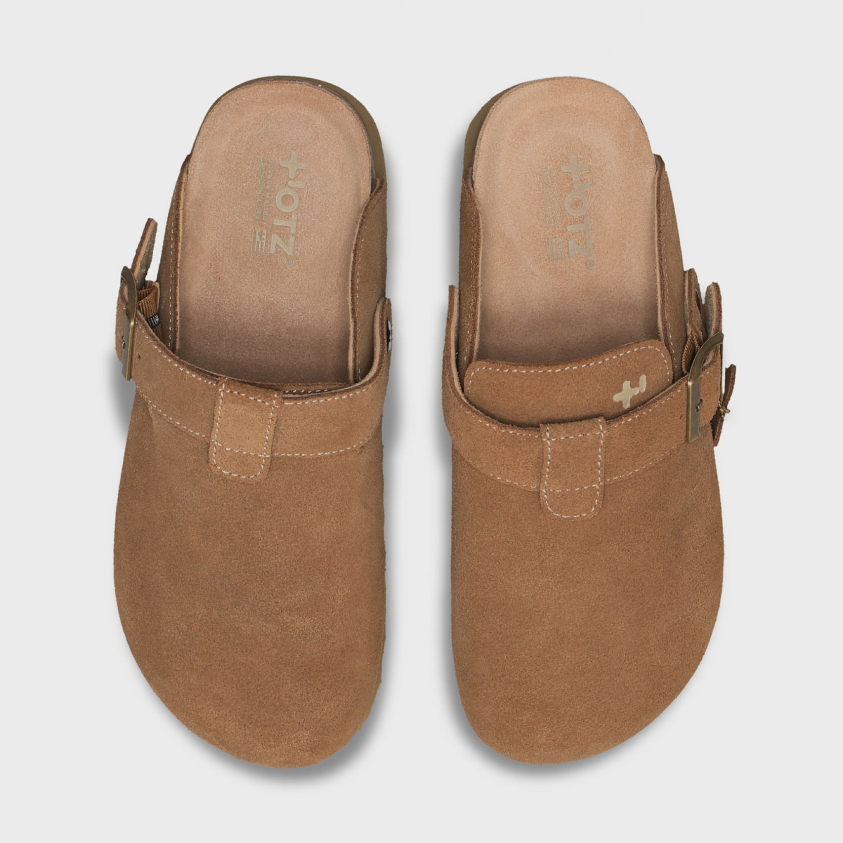 토피 스웨이드 클로그 베이지 여성 / FLOTFA3W46