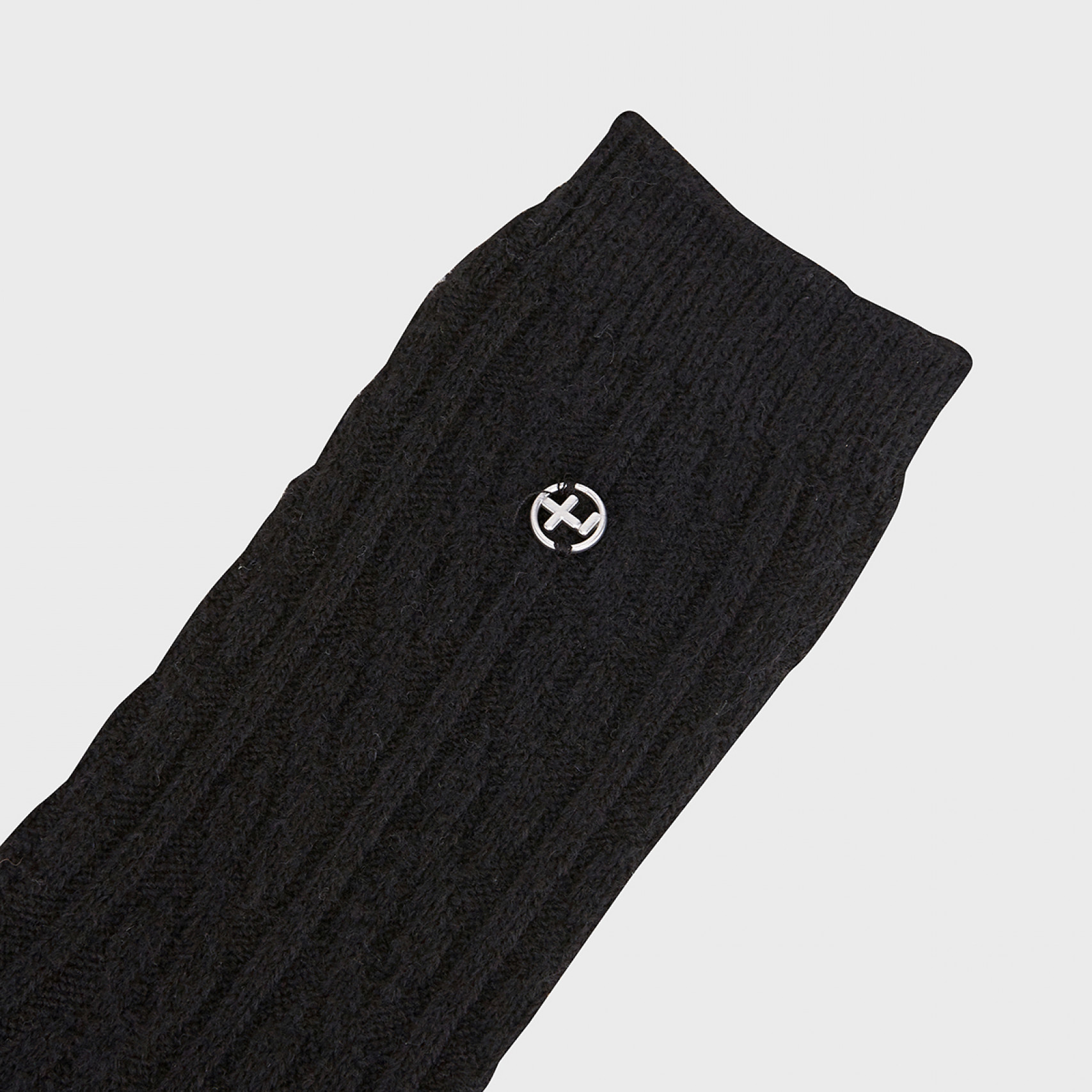 케이블 니트 삭스 블랙 / FLOTFA3L08