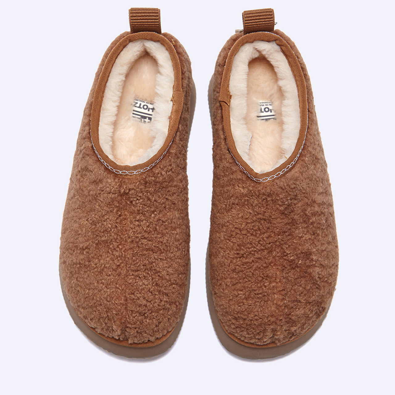 벌루니 플랫폼 퍼 클로그 카멜 / FLOTFF4W18