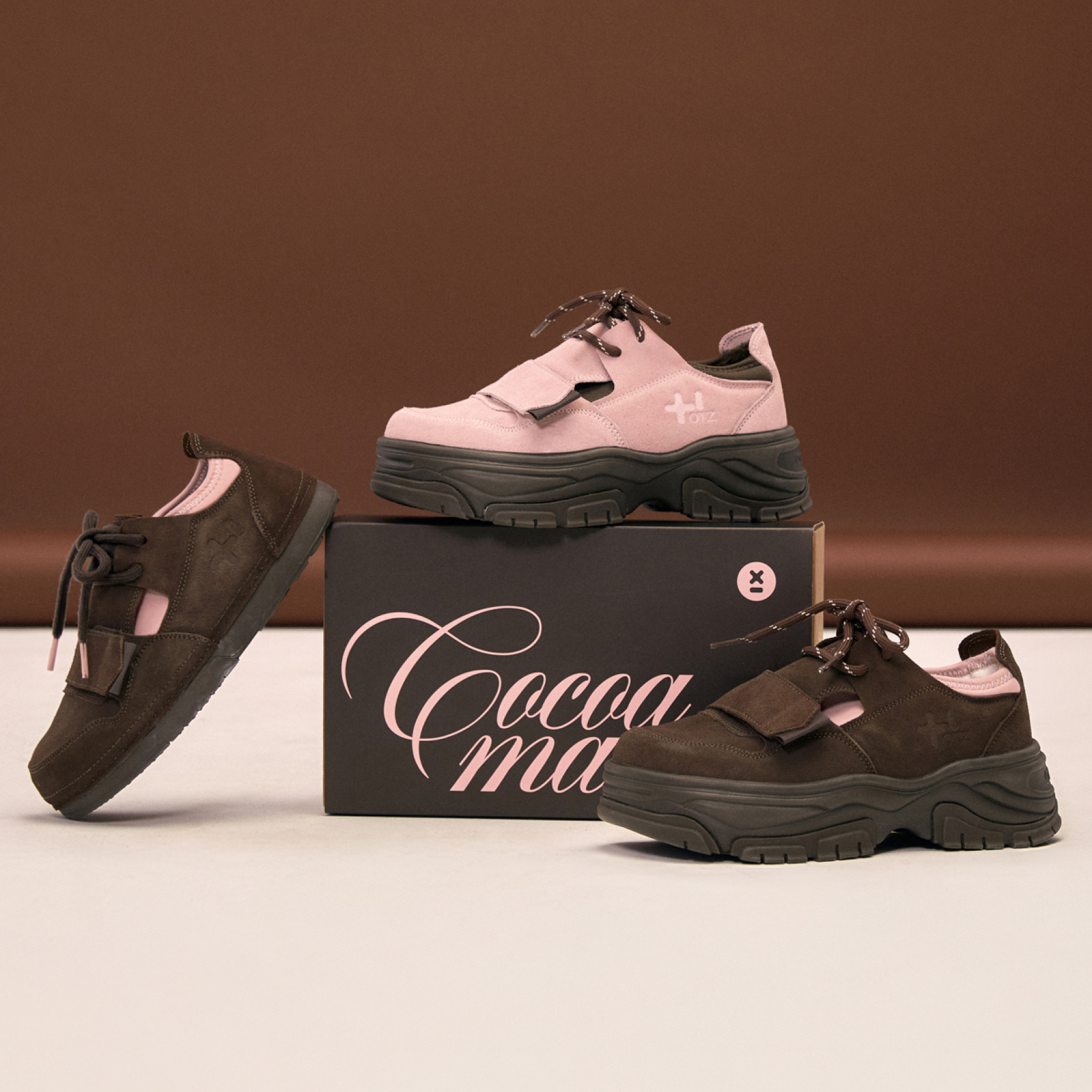 3300 하이 스웨이드 코코아모브 핑크 / FLOTFA3U62