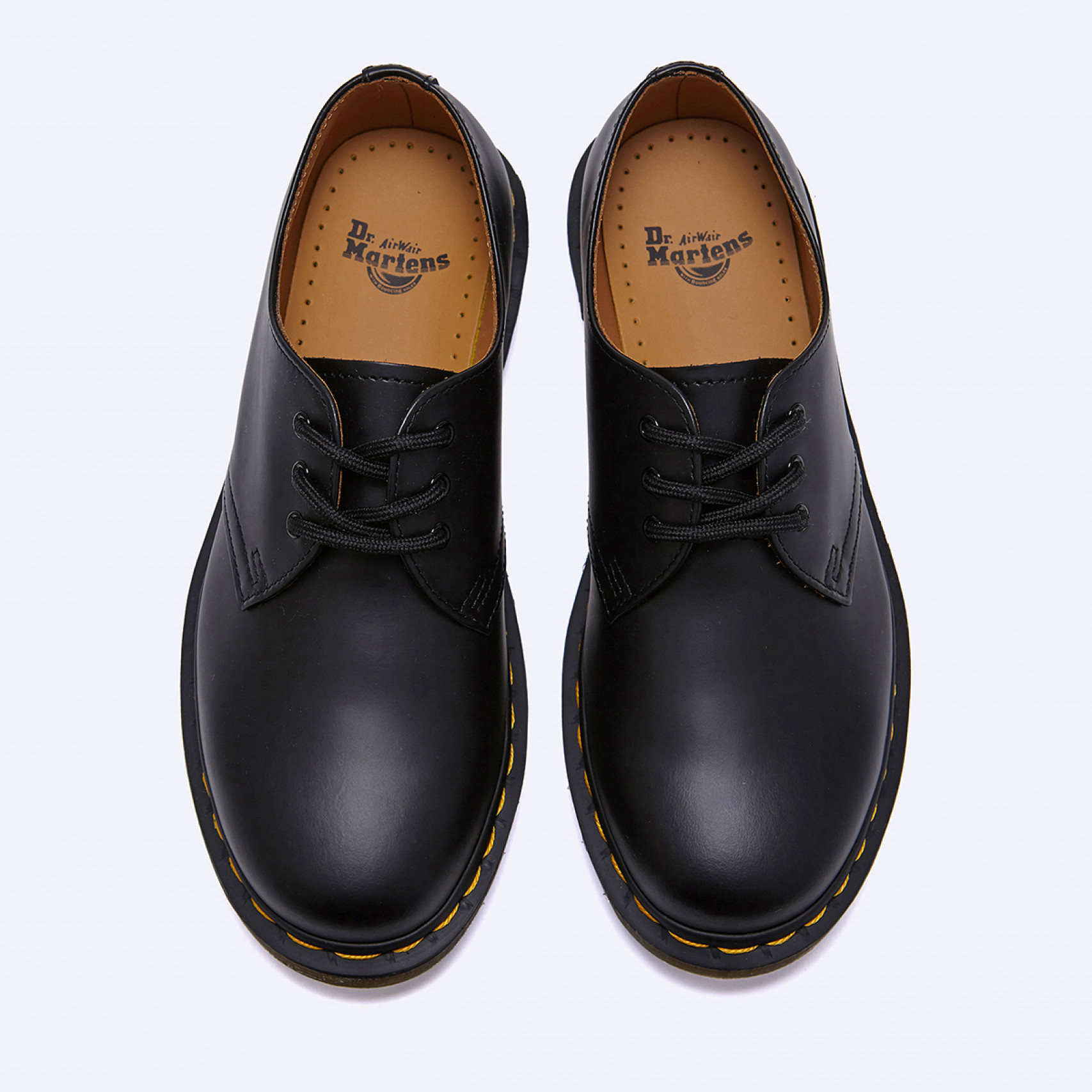 1461 3홀 스무스 블랙 / 11838002