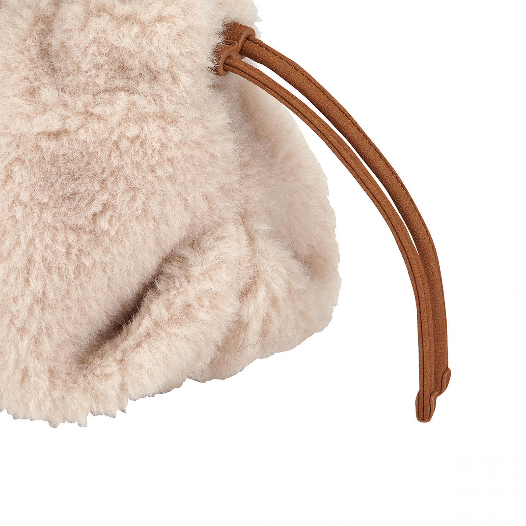 벌루니 퍼 미니백 카멜 / FLOTFF4B02