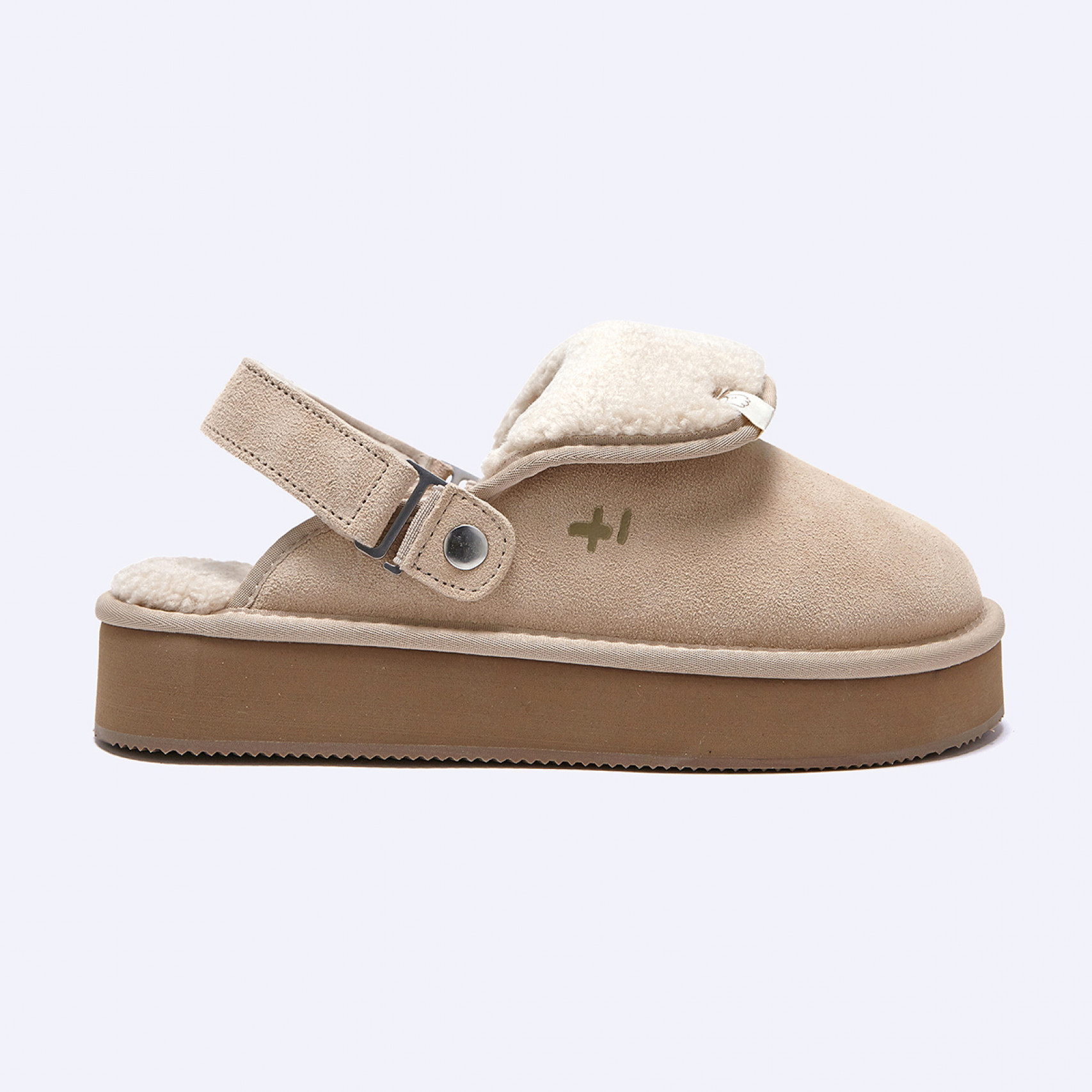 오찌x우무 벌루니 플랫폼 밴딩 슬라이드 아이보리 / FLOTFF4W21