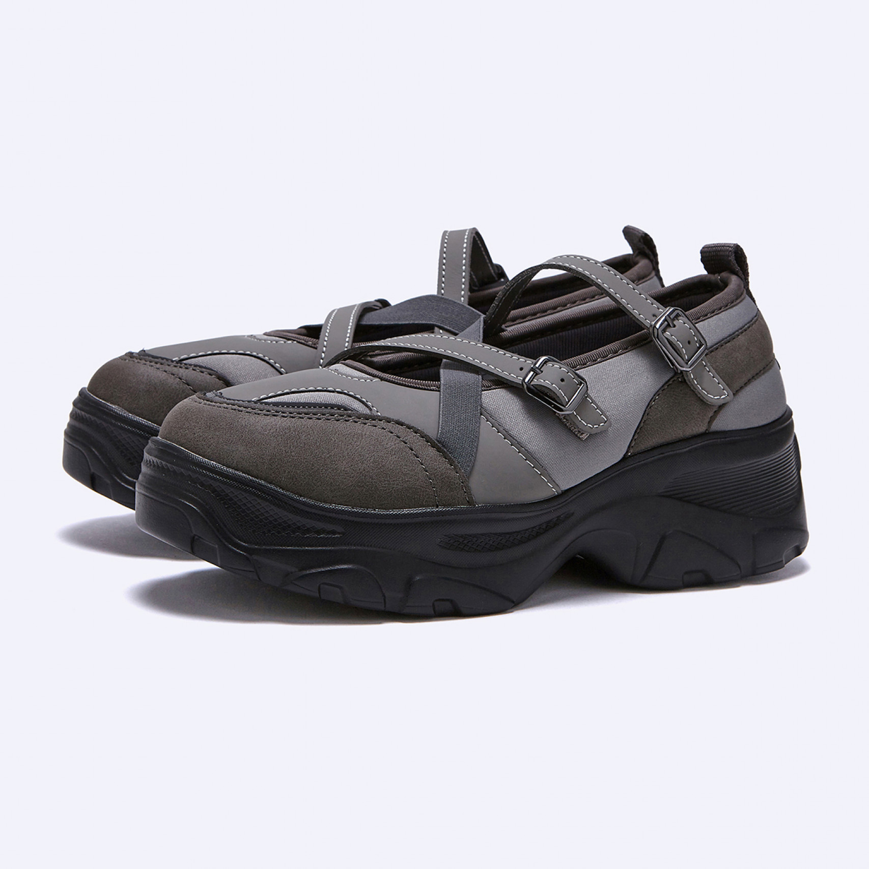 로미타 플랫폼 메리제인 슈즈 그레이 / FLOTGA1W33