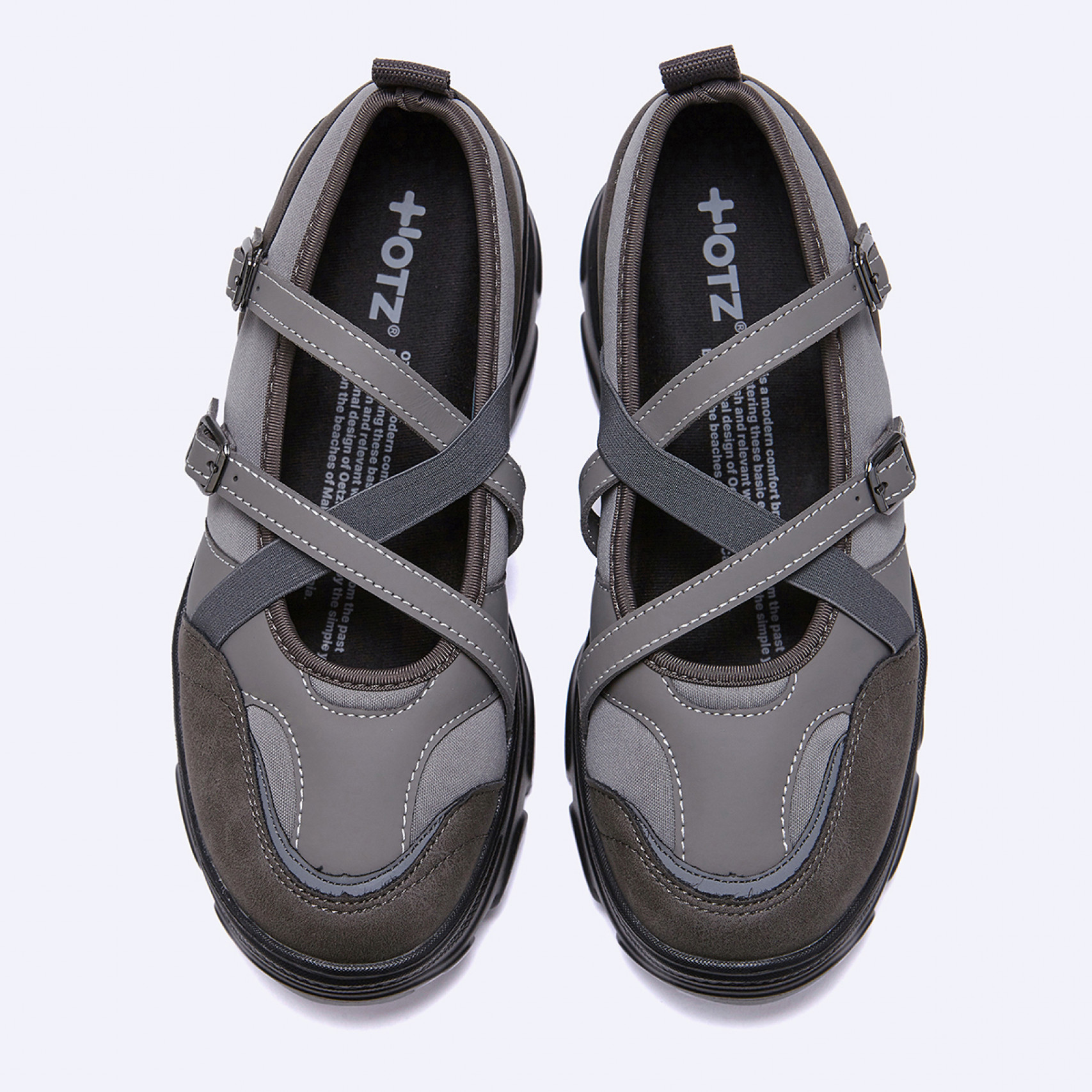 로미타 플랫폼 메리제인 슈즈 그레이 / FLOTGA1W33