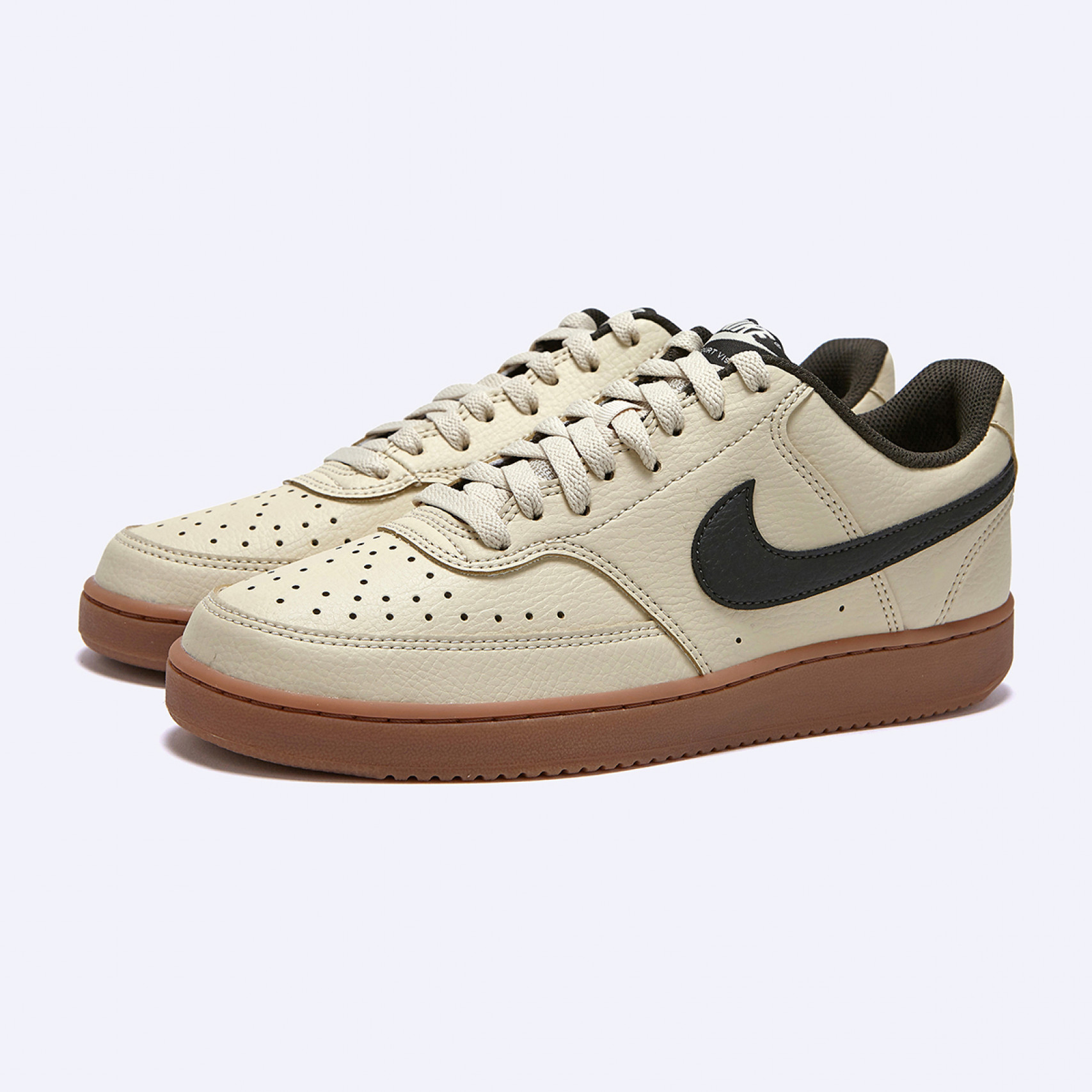 코트 비전 로우 베이지 블랙 남성 / HV4506-200