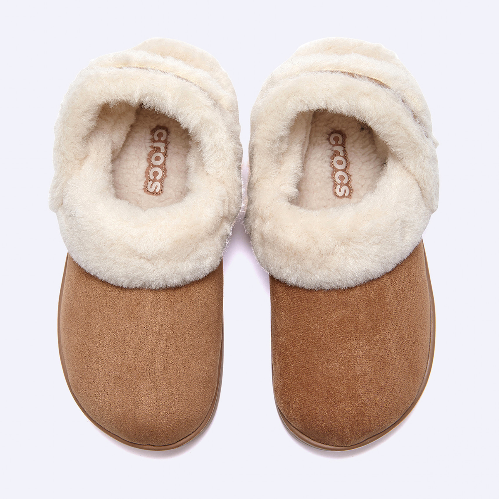 클래식 언퍼게터블 스웨이드 클로그 세피아 여성 / 212106-2EY