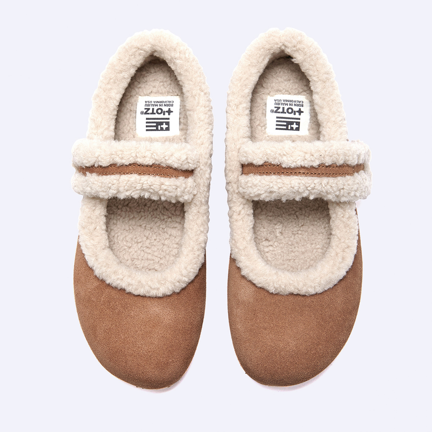 벌루니 퍼 스트랩 메리제인슈즈 카멜 / FLOTGA4W35