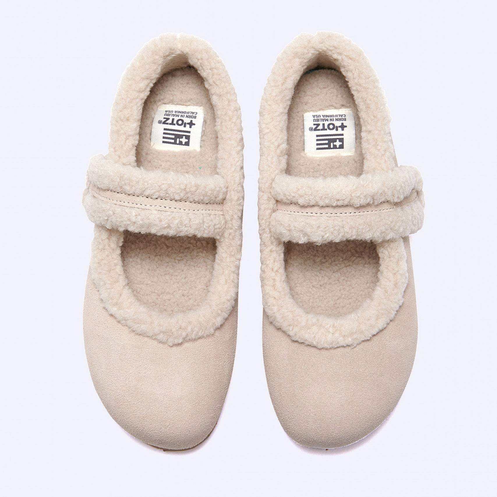 벌루니 퍼 스트랩 메리제인슈즈 아이보리 / FLOTGA4W36