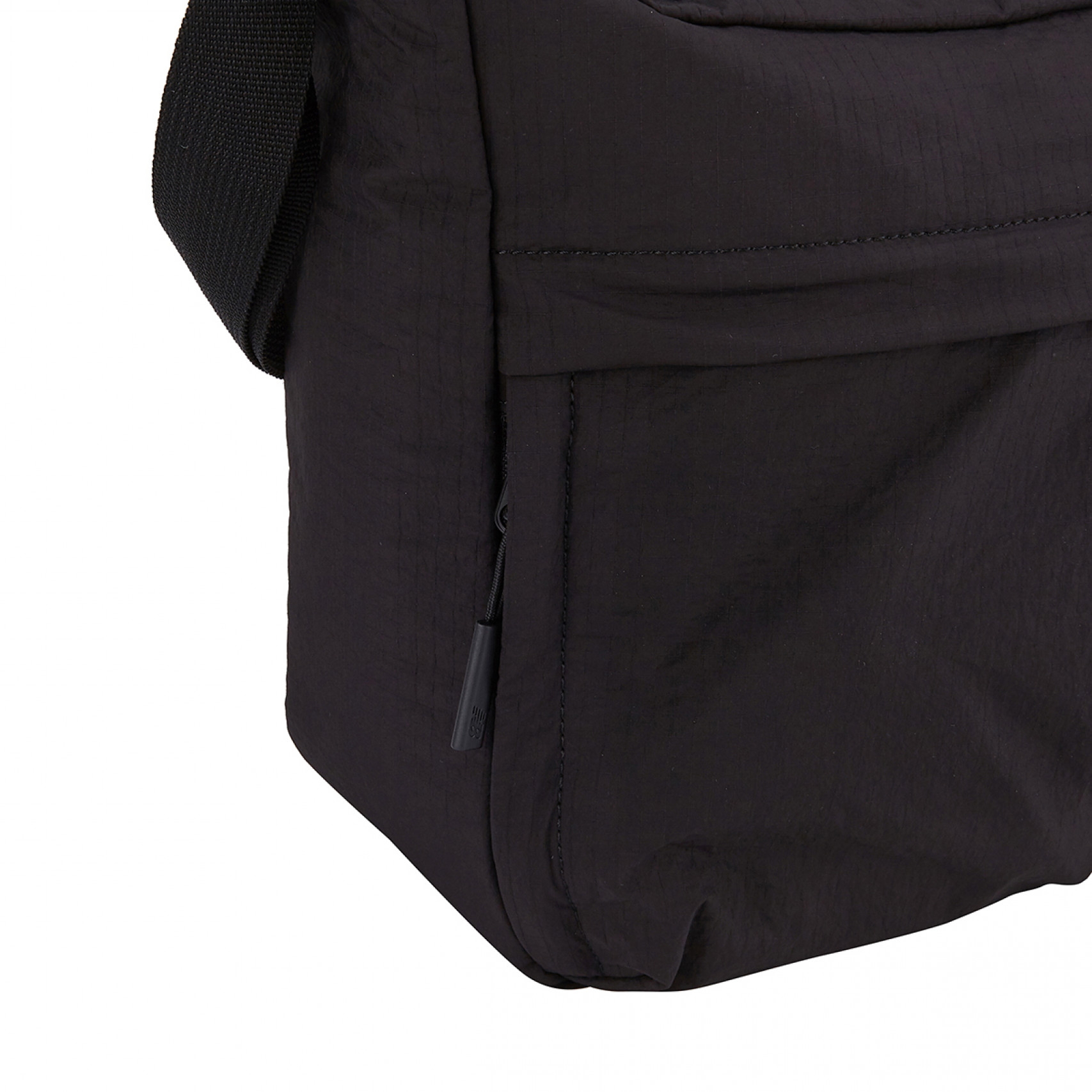 올라운드 매트글로시 투 포켓 크로스백 블랙 / NBGCFB2103