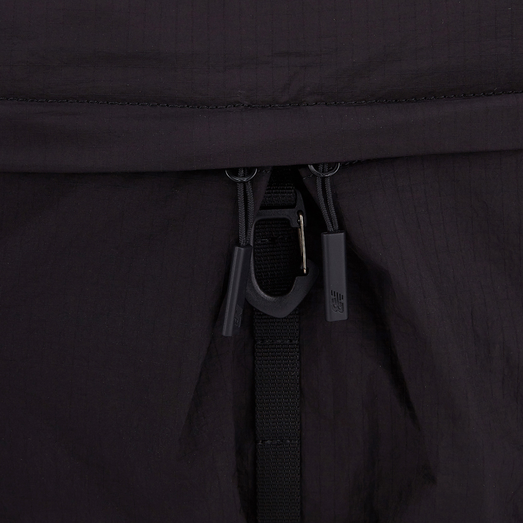 올라운드 매트글로시 투 포켓 크로스백 블랙 / NBGCFB2103