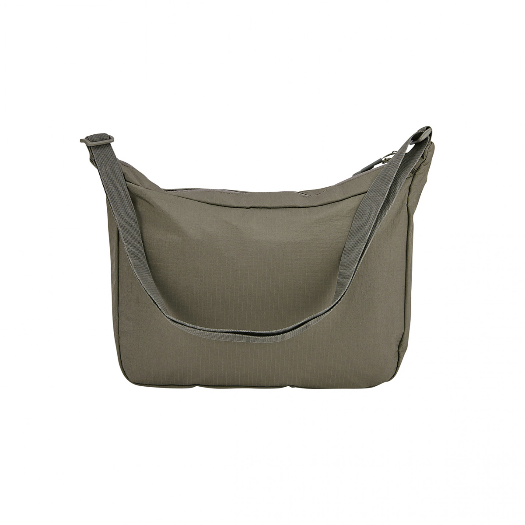 올라운드 매트글로시 투 포켓 크로스백 카키 / NBGCFB2103