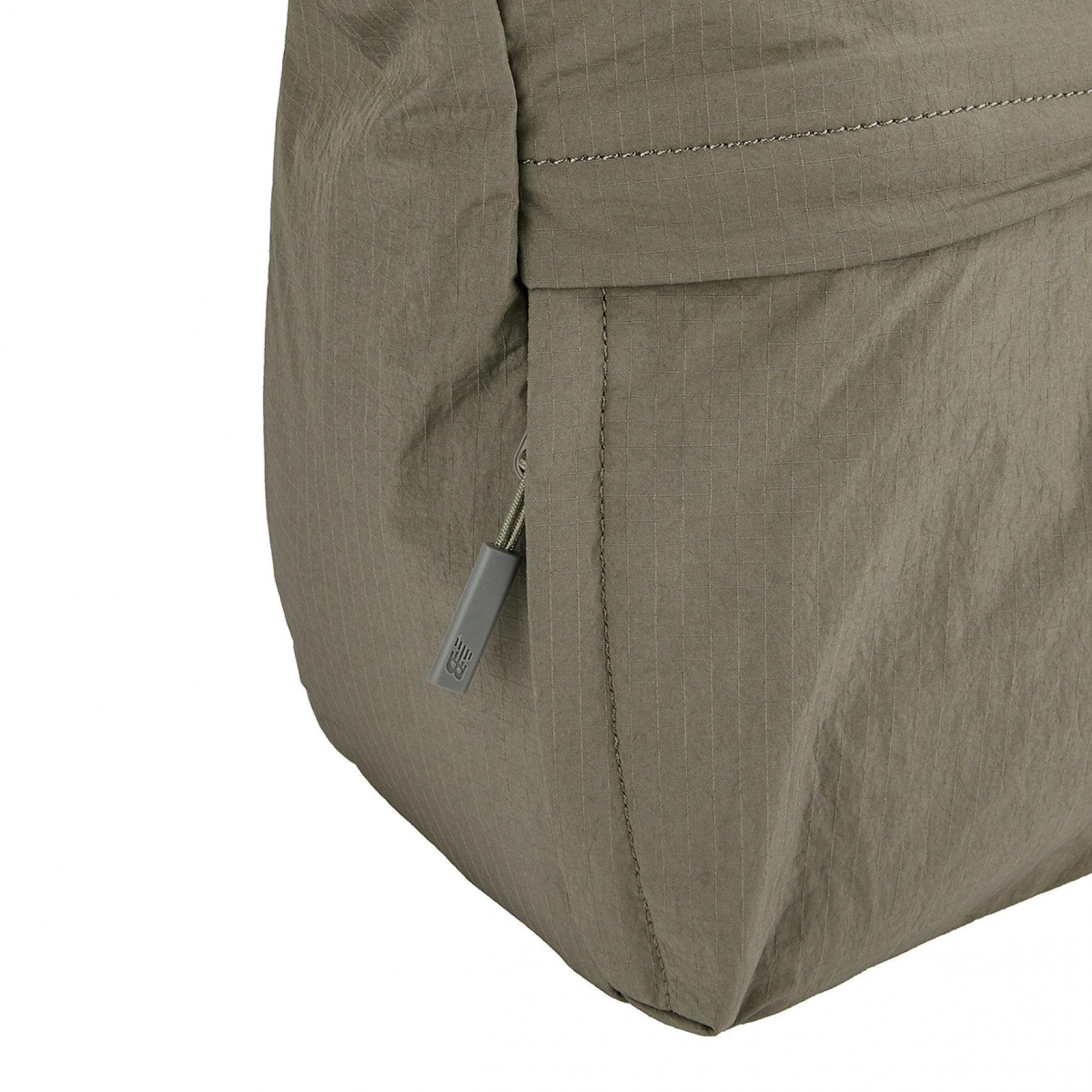 올라운드 매트글로시 투 포켓 크로스백 카키 / NBGCFB2103