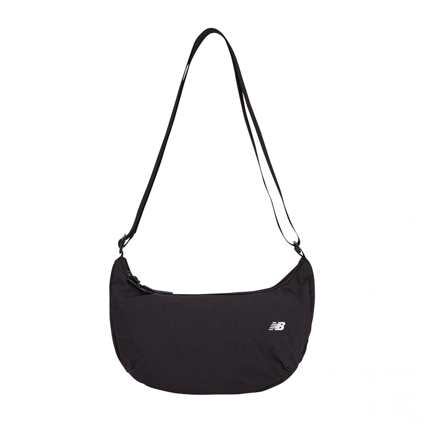 올라운드 매트글로시 호보 크로스백 블랙 / NBGCFB1101