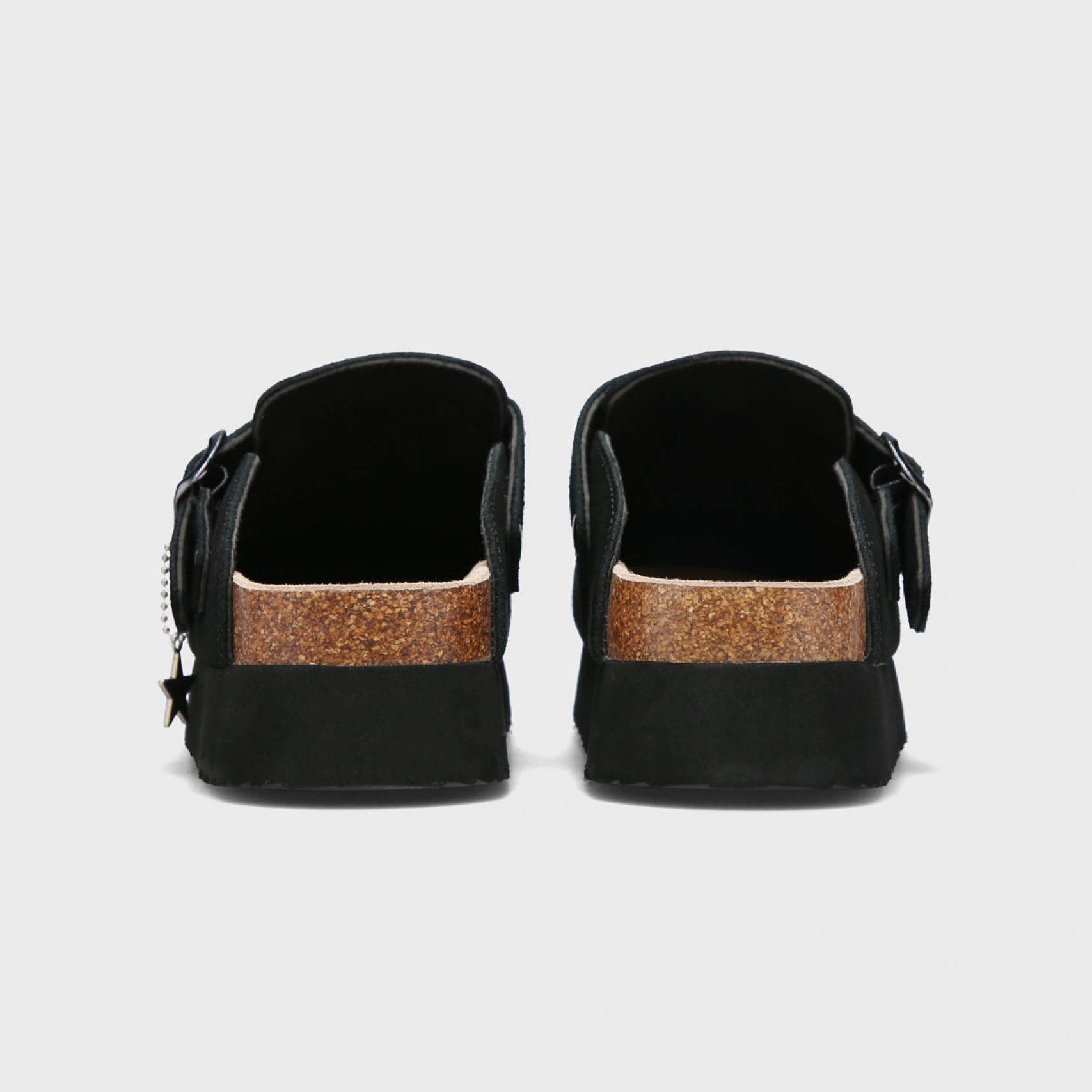 토피 스웨이드 클로그 브라운 여성 / FLOTGA1W47