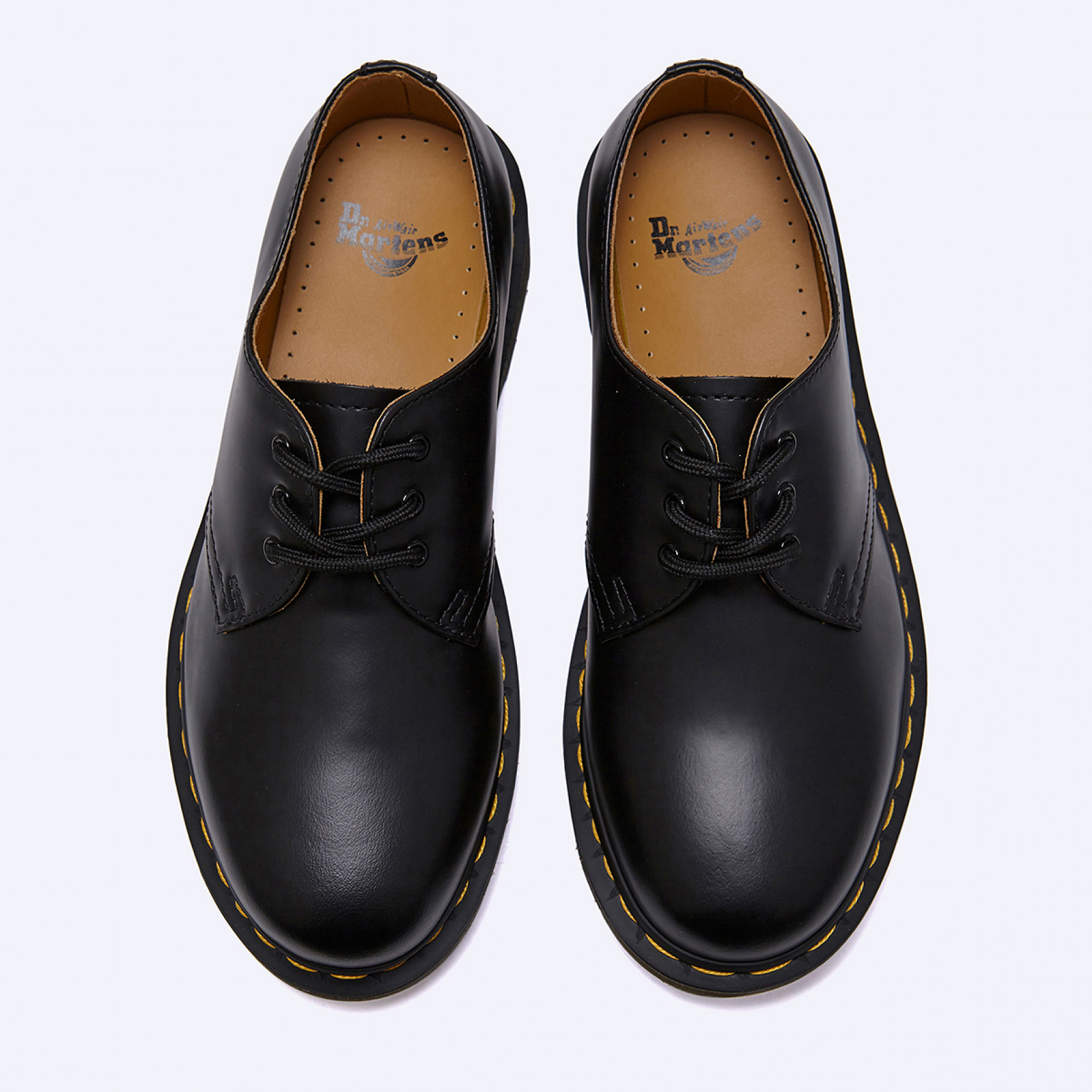 1461 3홀 스무스 블랙 / 11838002