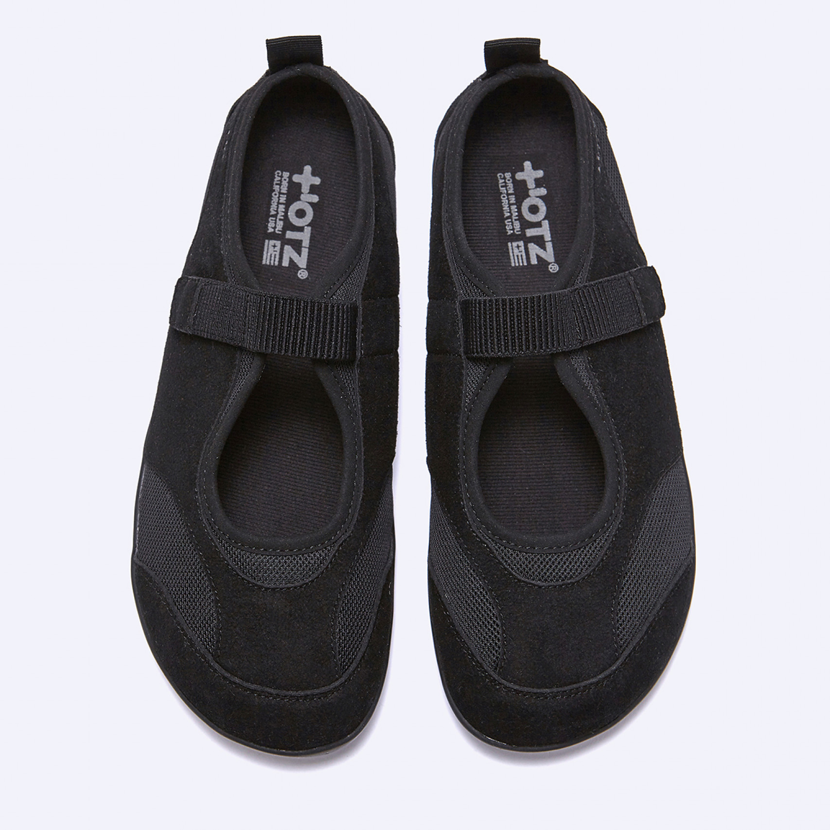 툴레아 밴딩 플랫 스웨이드 블랙 / FLOTGA1W20