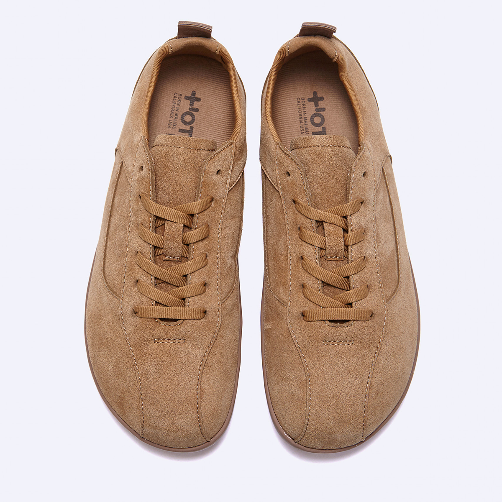 툴레아 플랫 스니커즈 스웨이드 카멜 / FLOTGA1W23