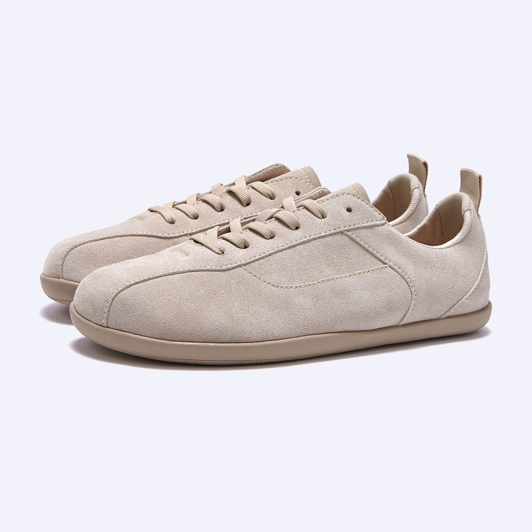 (1/30 예약발송) 툴레아 플랫 스니커즈 스웨이드 아이보리 / FLOTGA1W24