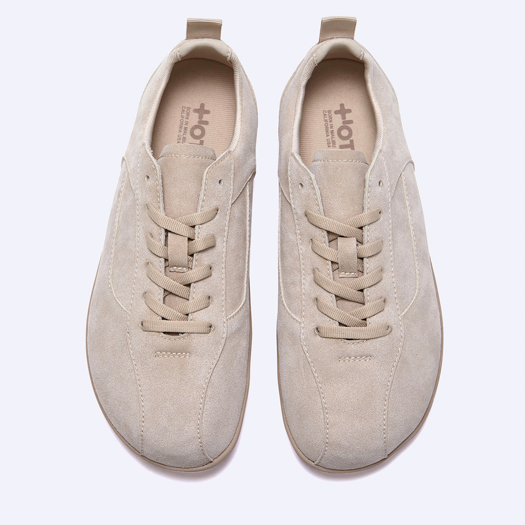 (1/30 예약발송) 툴레아 플랫 스니커즈 스웨이드 아이보리 / FLOTGA1W24