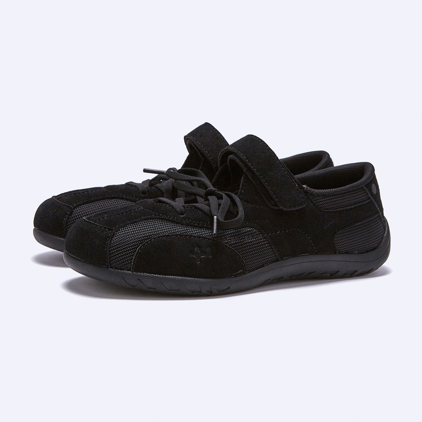 로마리 레이스업 스웨이드 도트 블랙 / FLOTGA1W80