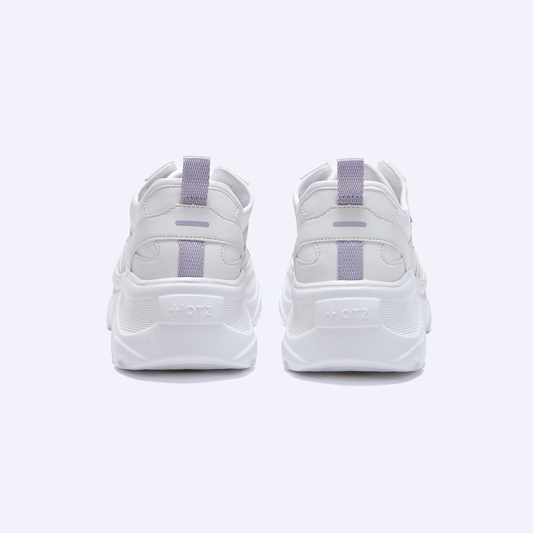 로미타 플랫폼 스니커즈 메쉬 화이트 / FLOTGA0W03