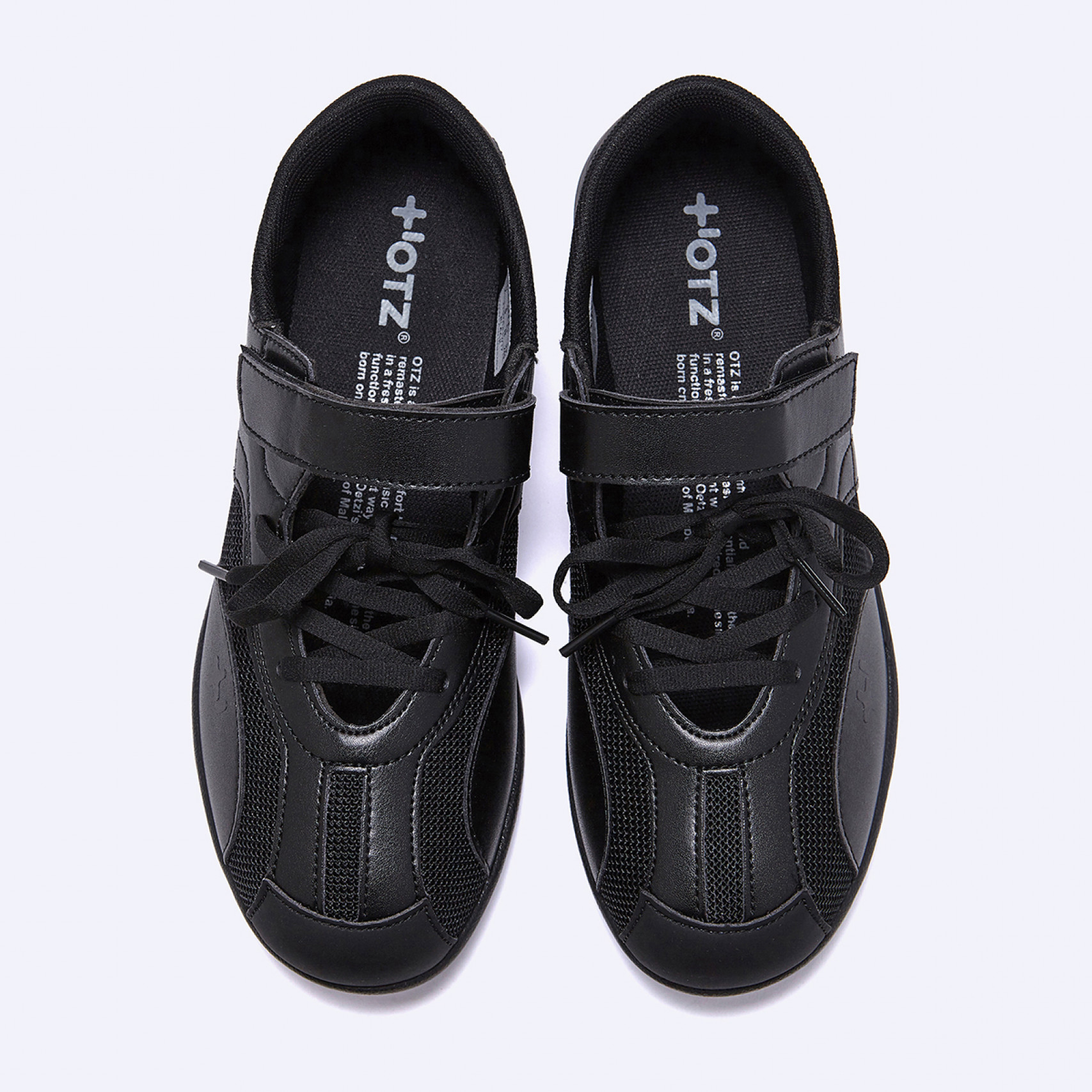 로마리 레이스업 스니커즈 블랙 / FLOTGA1W17