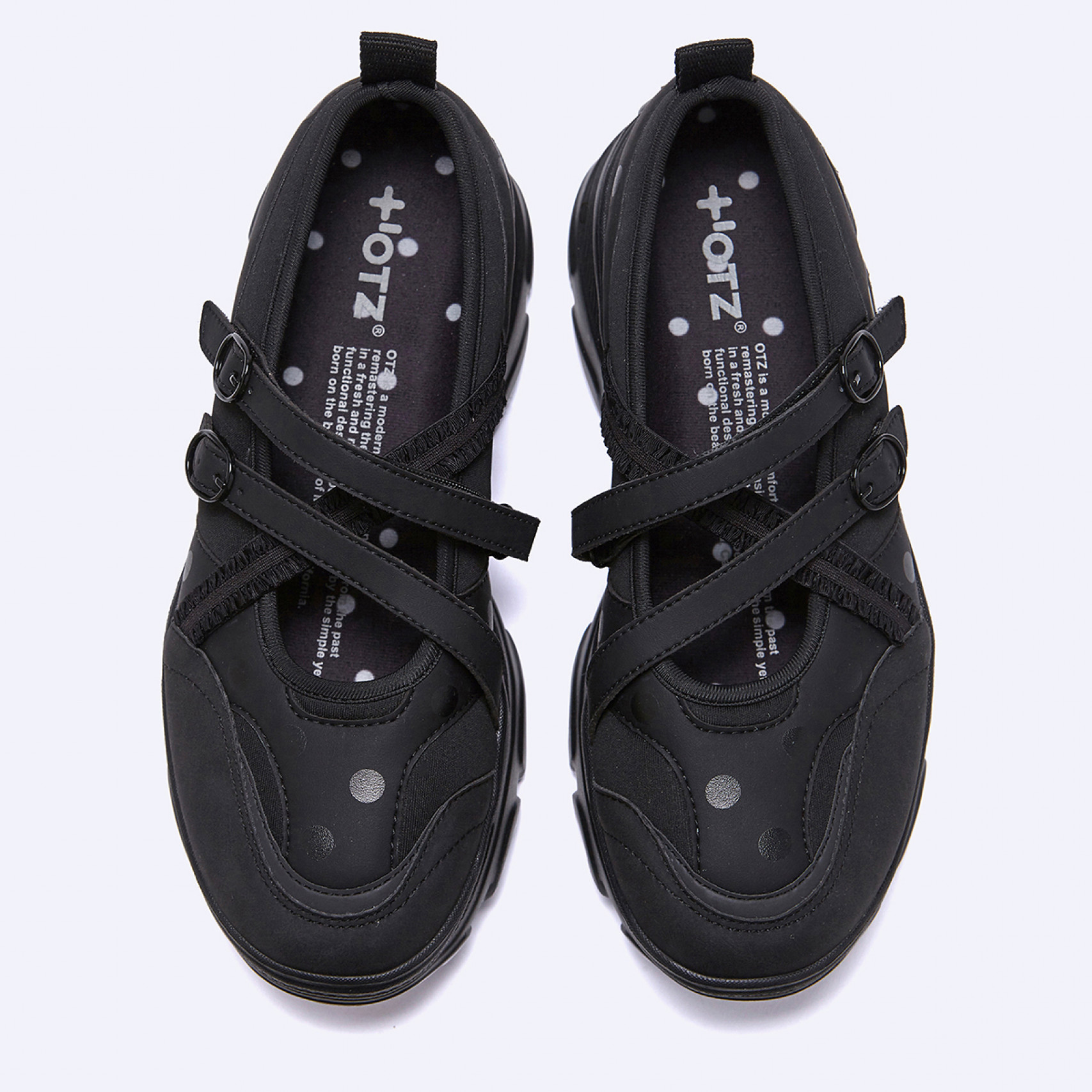 로미타 플랫폼 밴딩 메리제인 슈즈 데이 도트 / FLOTGA1W85