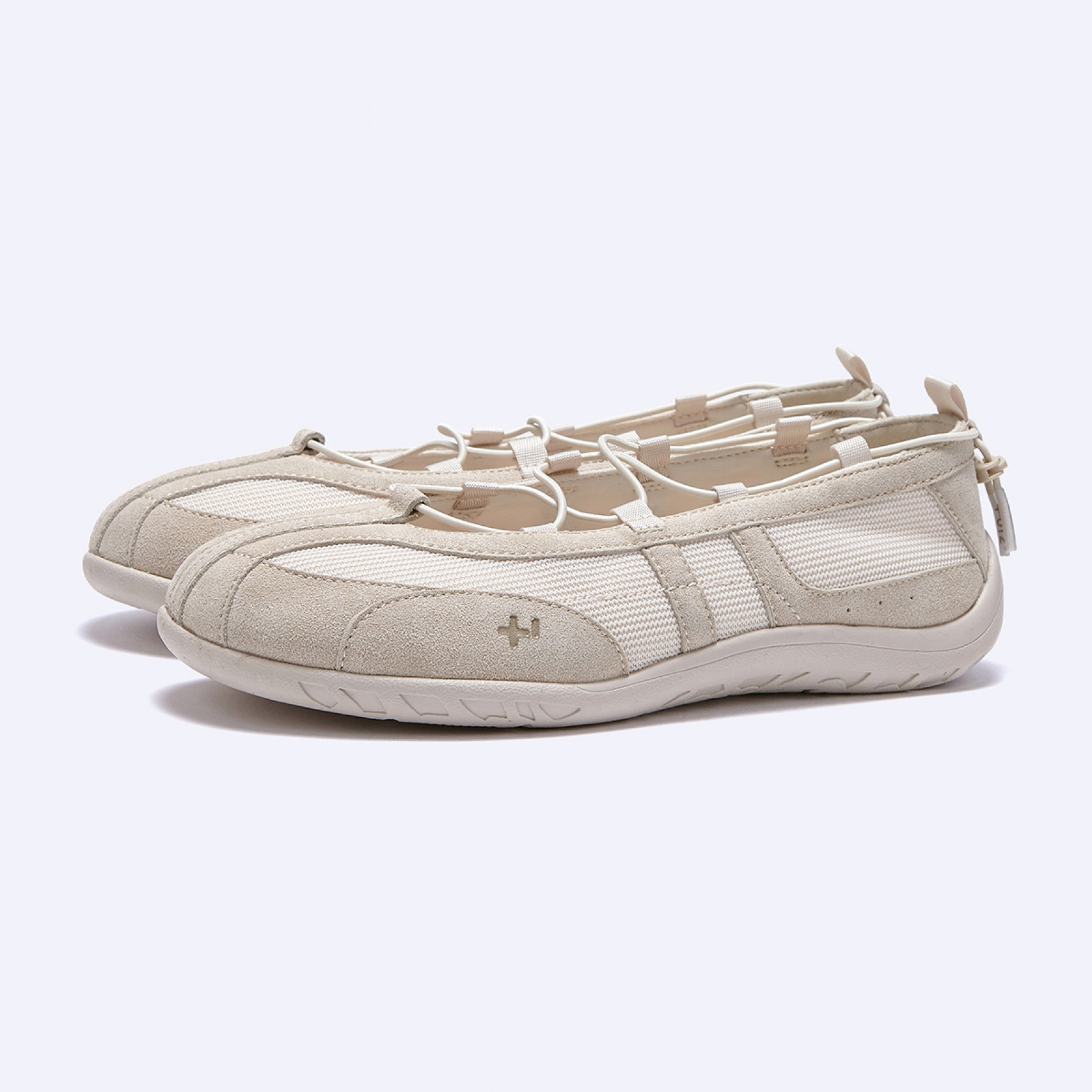 로마리 스트링 스웨이드 스니커즈 아이보리 / FLOTGA1W72