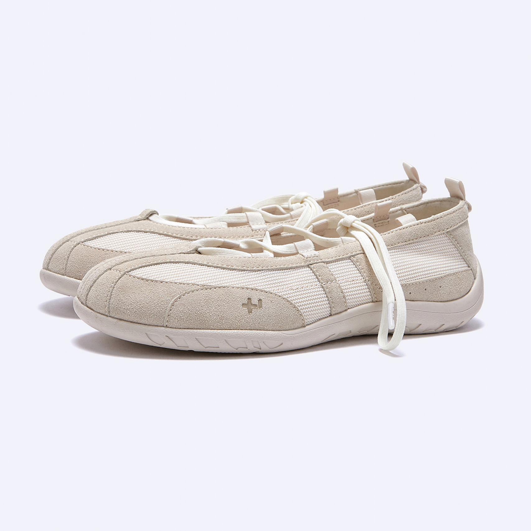 로마리 스트링 스웨이드 스니커즈 아이보리 / FLOTGA1W72