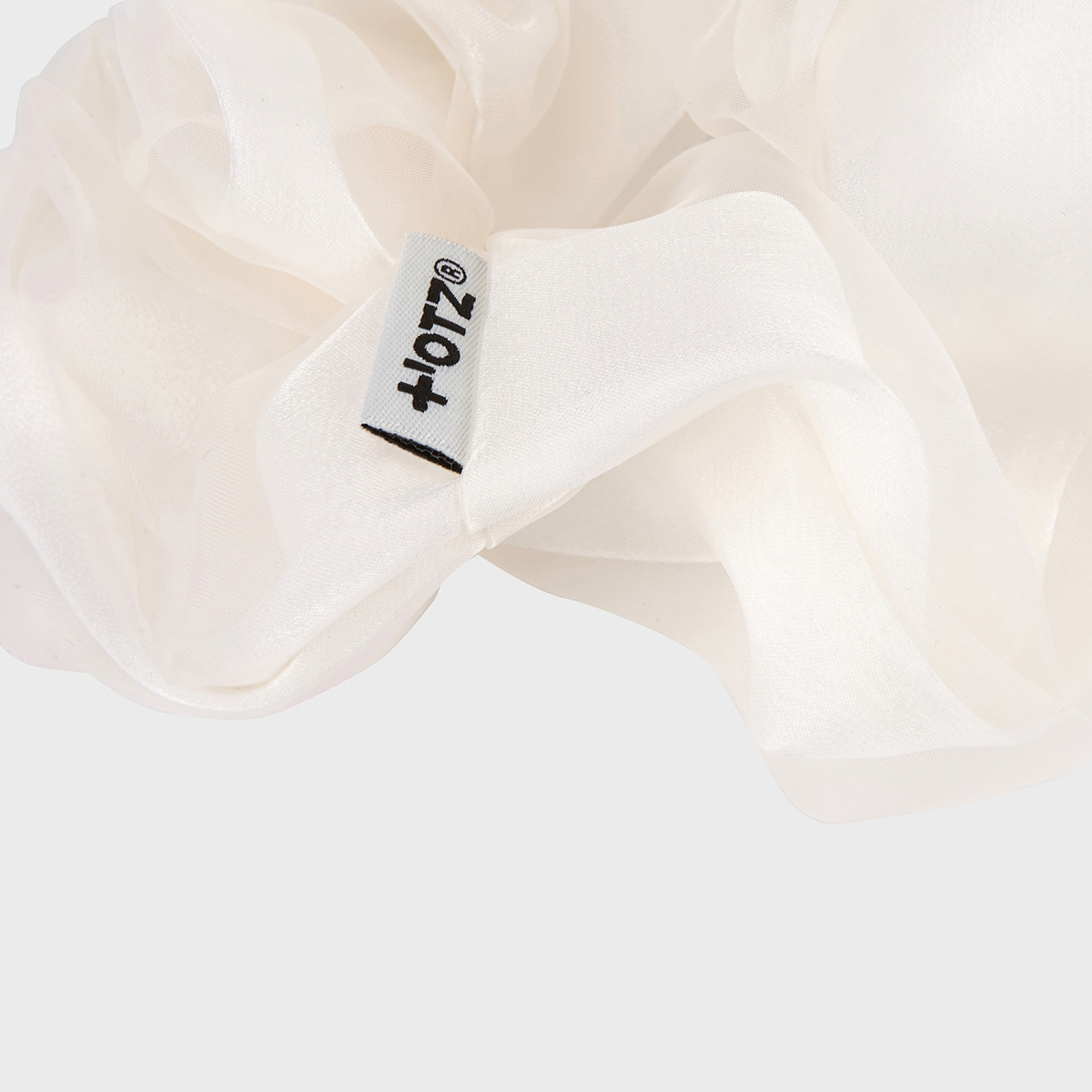 쉬폰 헤어 스크런치 아이보리 / FLOTGA1A30