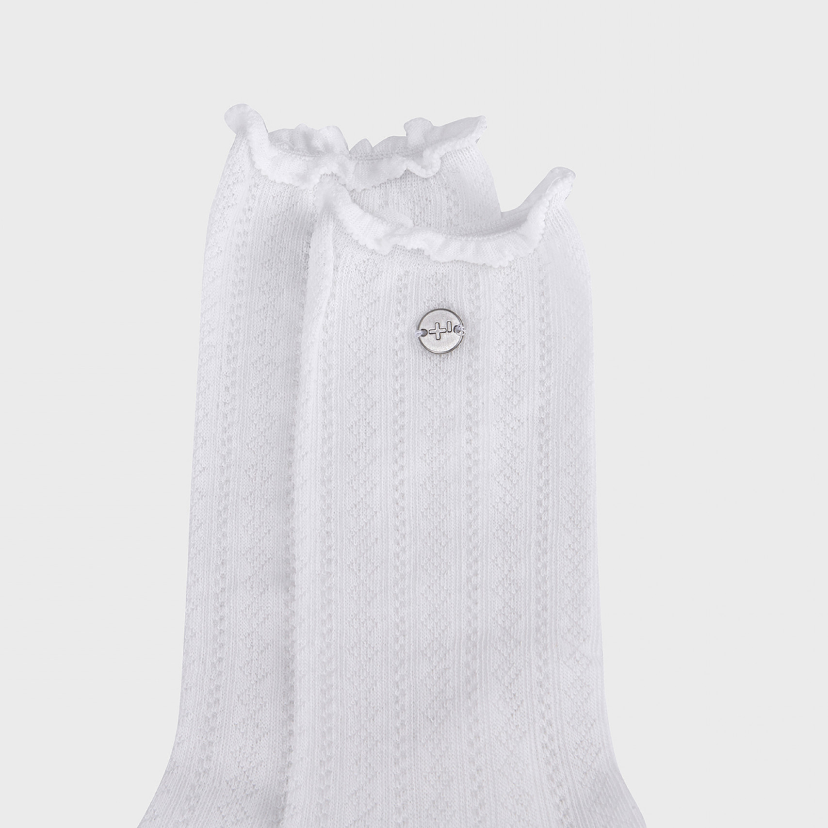 패턴 시스루 삭스 아이보리 / FLOTGA2L21