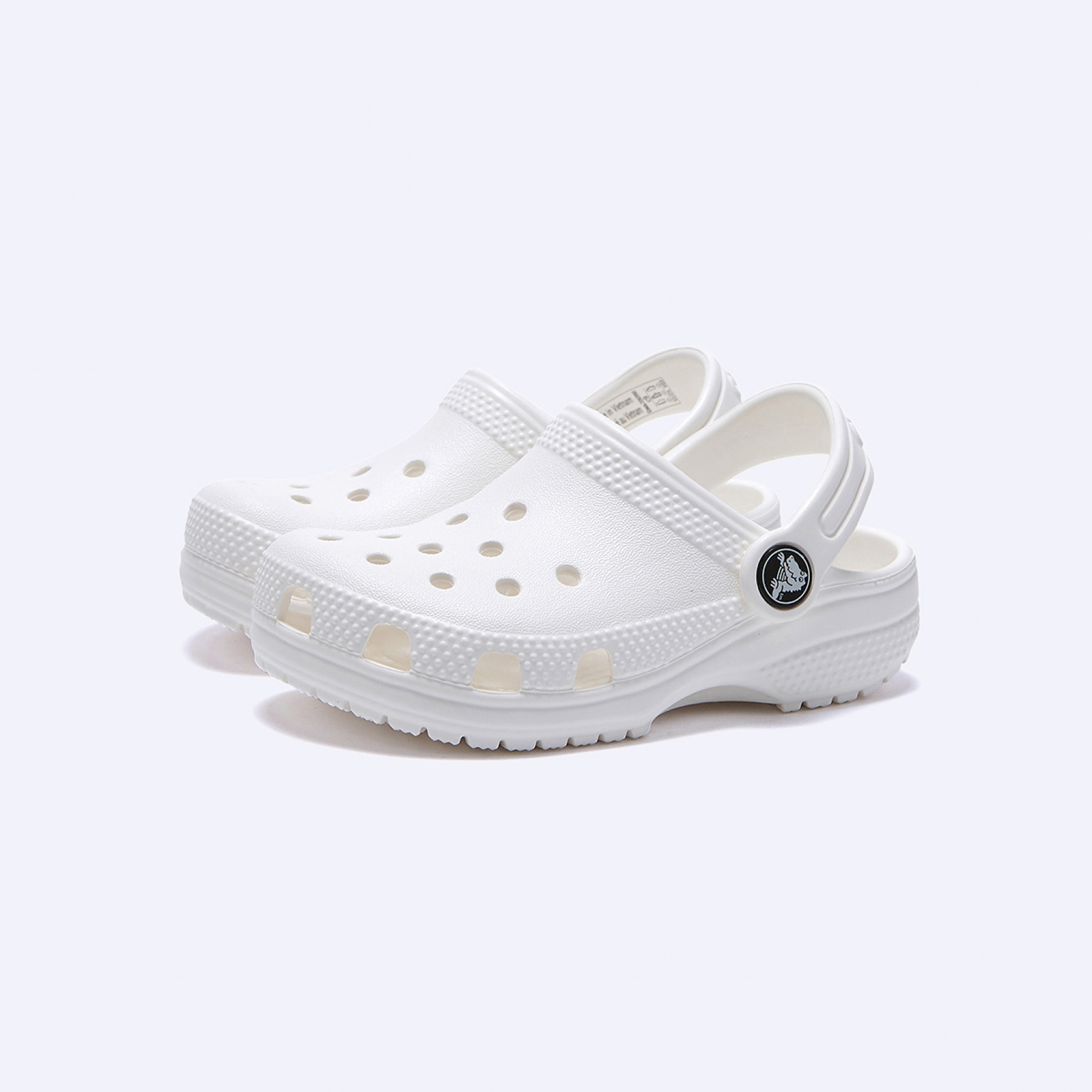 클래식 클로그 토들러 화이트 / 206990-100