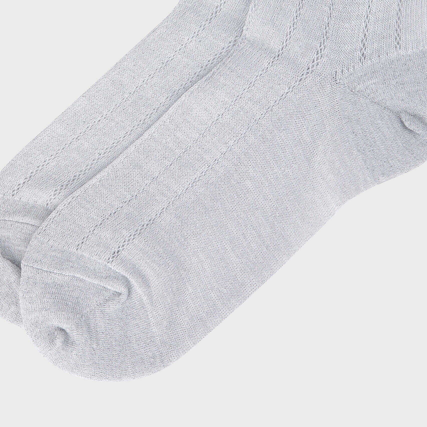 롱 시스루 삭스 실버 / FLOTGA2L29