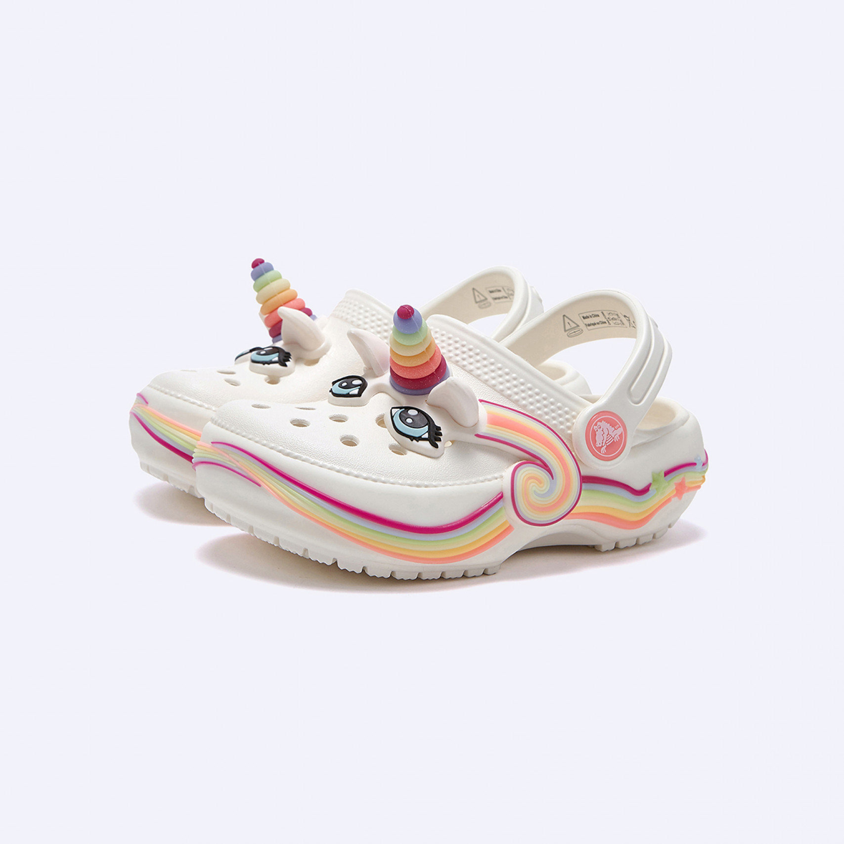 클래식 아이엠 레인보우 유니콘 클로그 토들러 / 212508-0WV