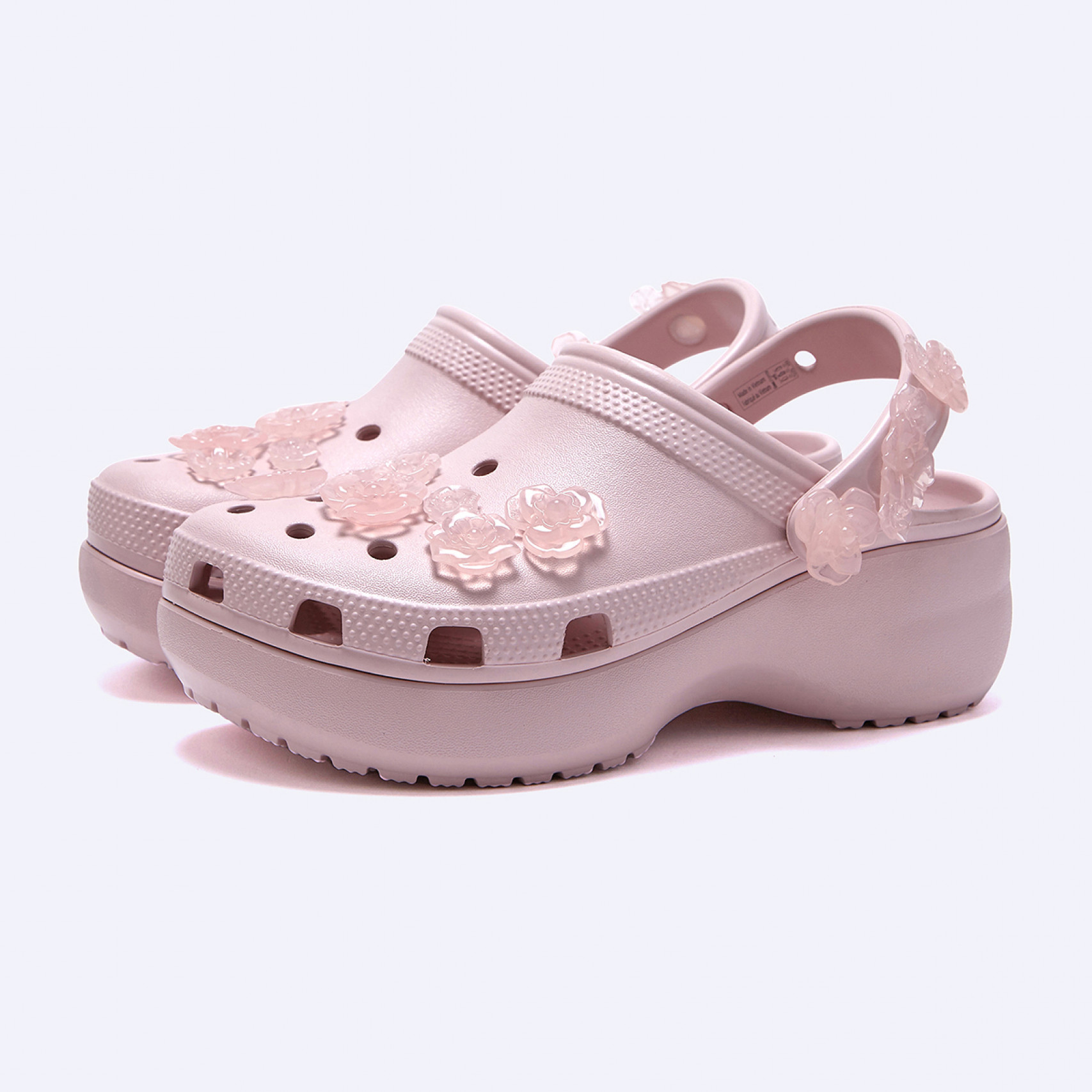 클래식 플랫폼 트랜스루센트 플로럴 클로그 / 213119-685