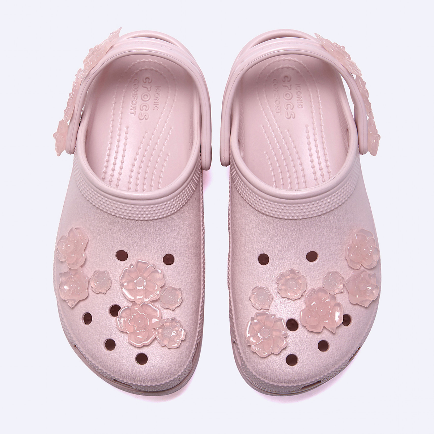 클래식 플랫폼 트랜스루센트 플로럴 클로그 / 213119-685