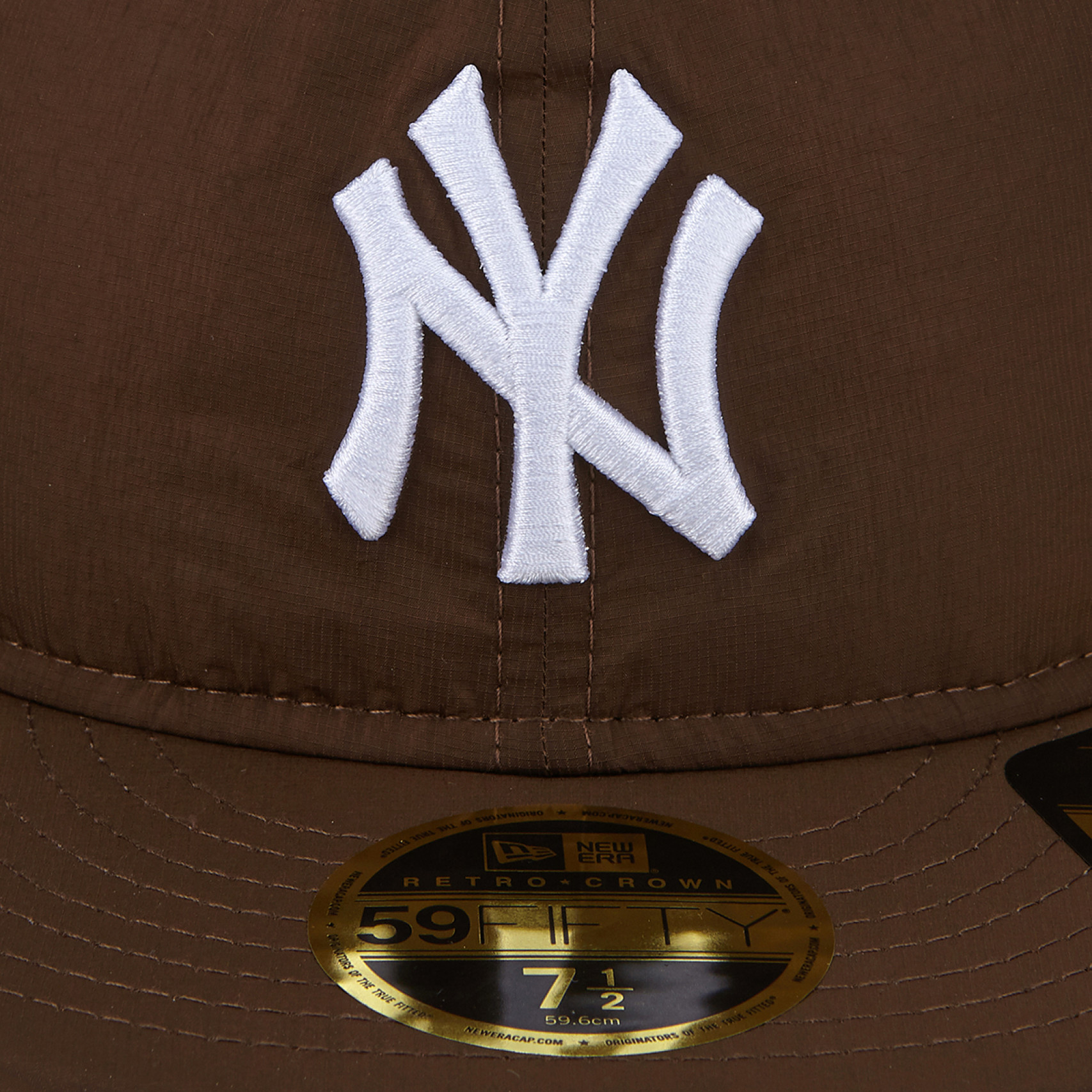 MLB 뉴욕 양키스 메탈 나일론 피티드캡 브라운 / 15131626