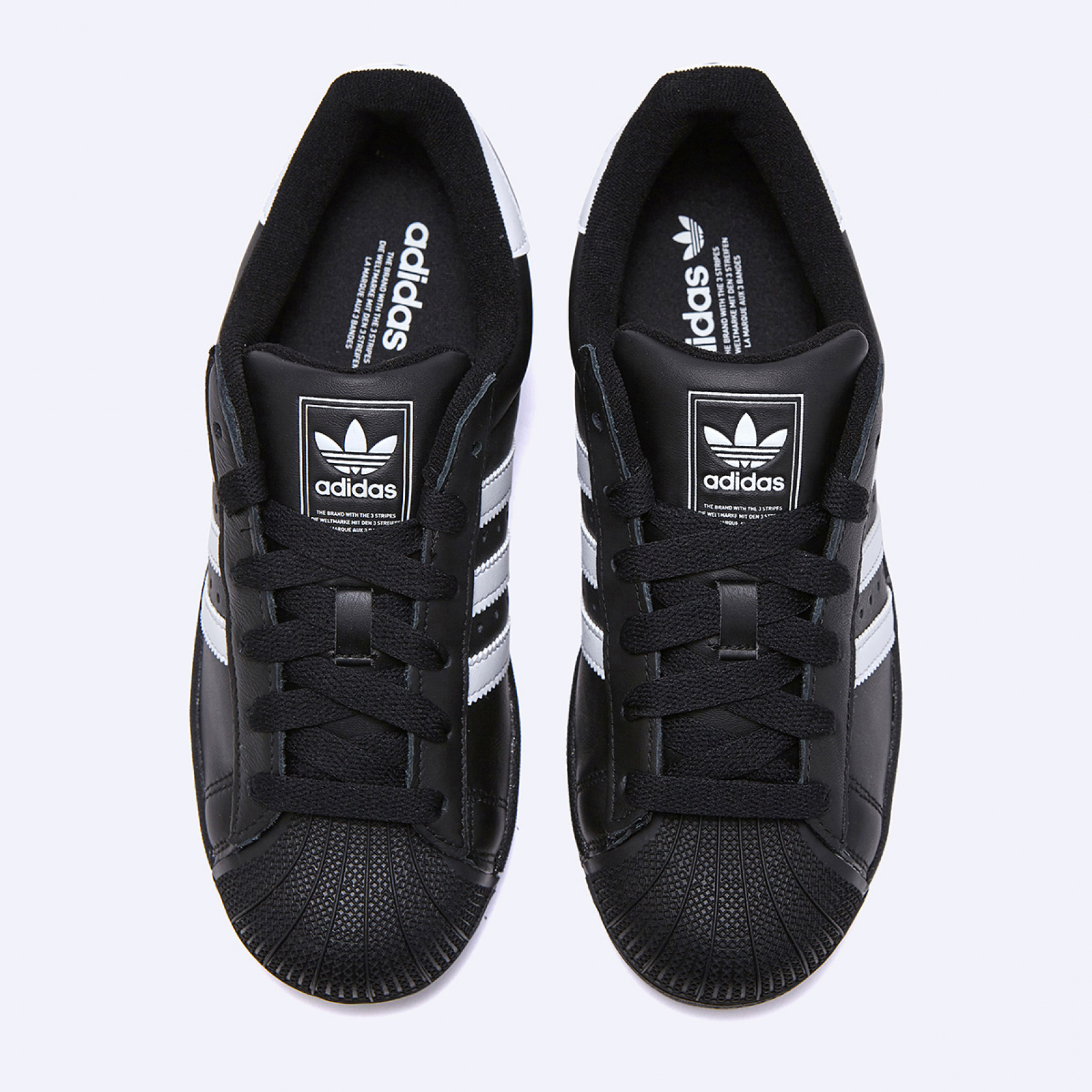 슈퍼스타 II 블랙 화이트 / JI0079