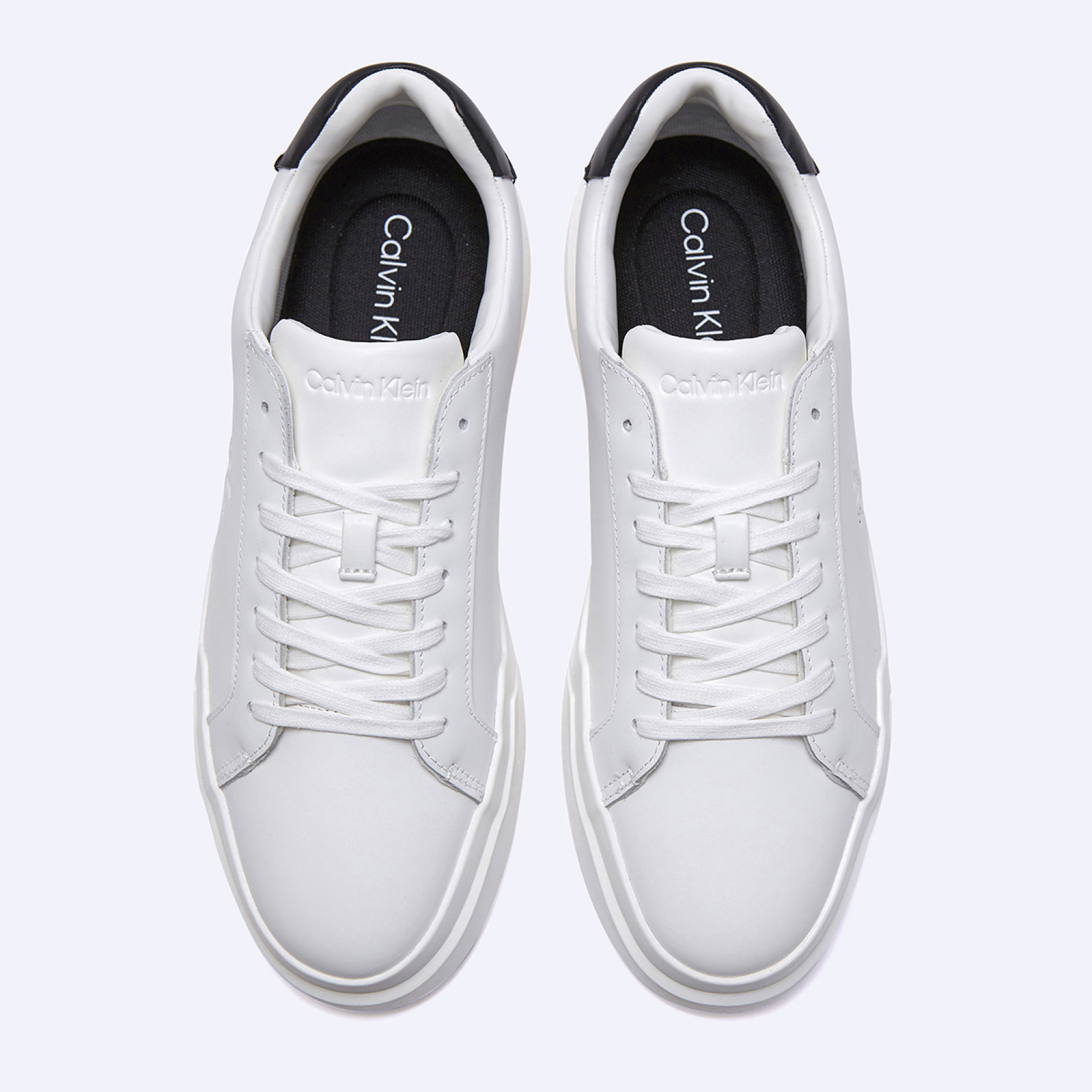 애비뉴 청키 레더 레이스업 컵솔 스니커즈 남성 / YM01344-06X