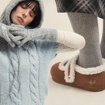 겨울을 입은 오찌의 퍼 메리제인 입고