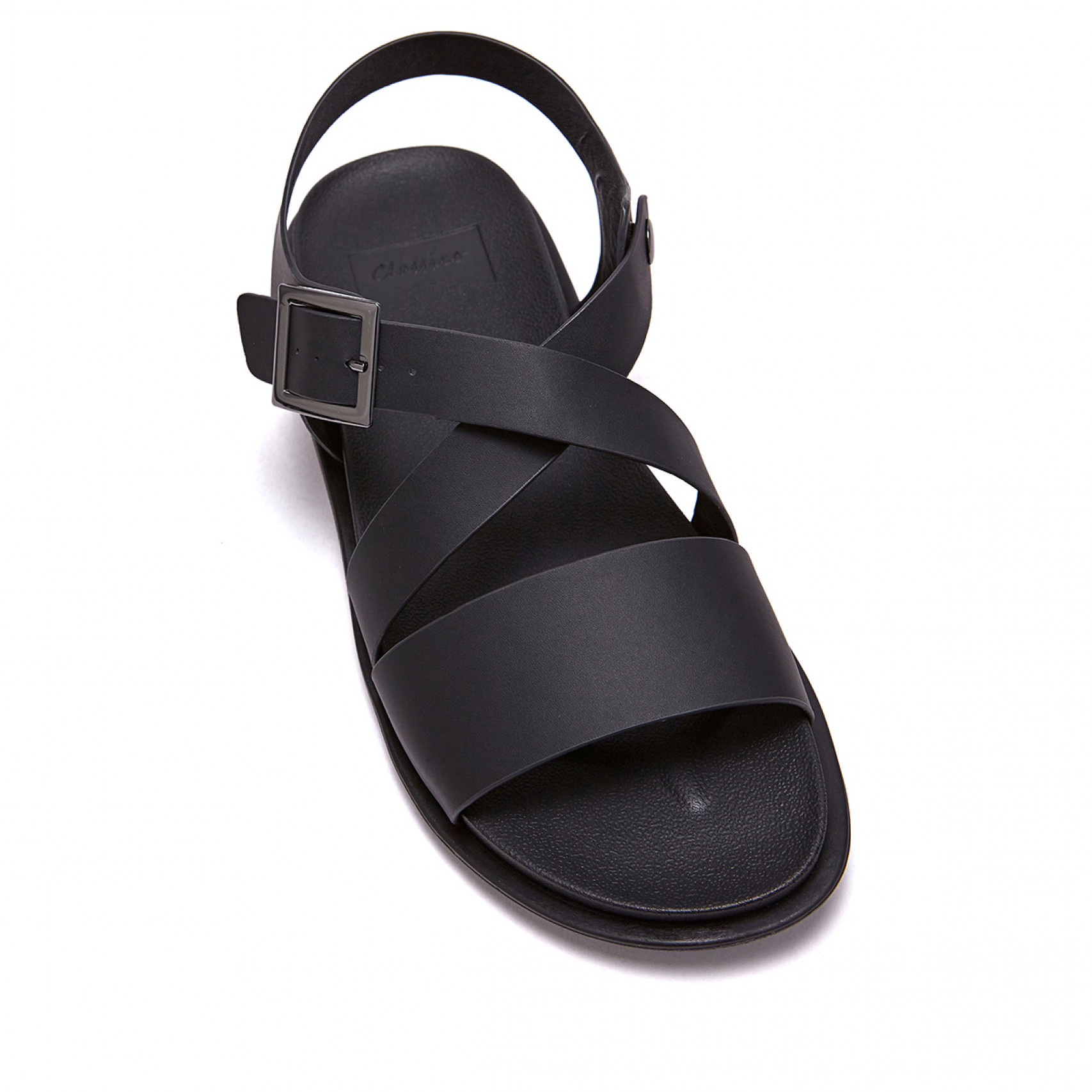 Leather X Strap Sandal