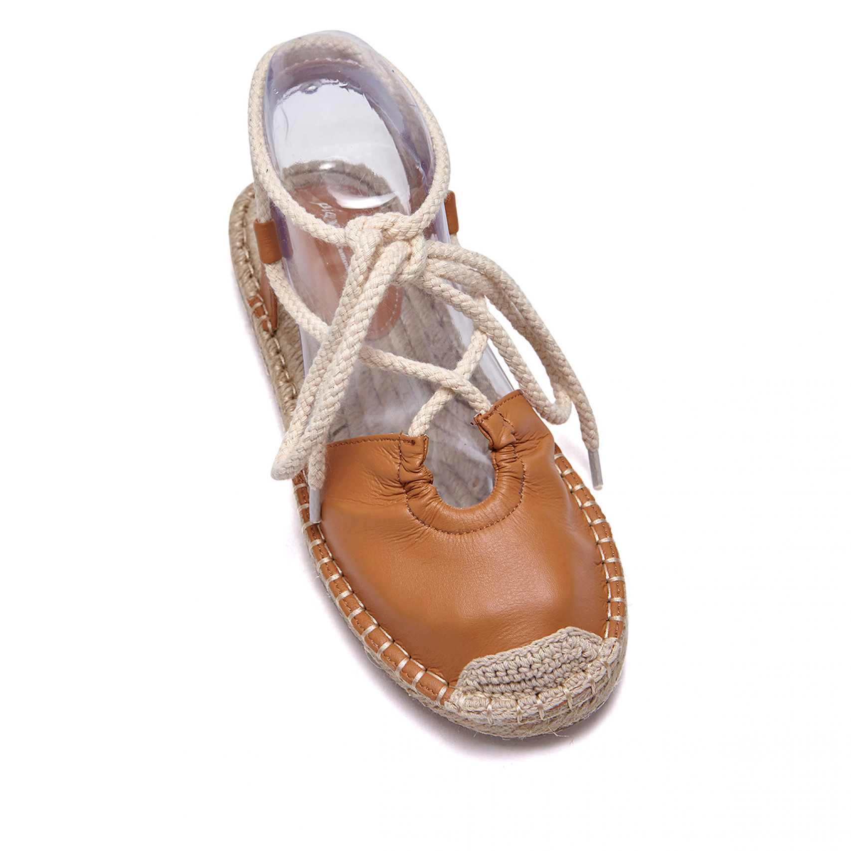 espadrille ribbon sandal